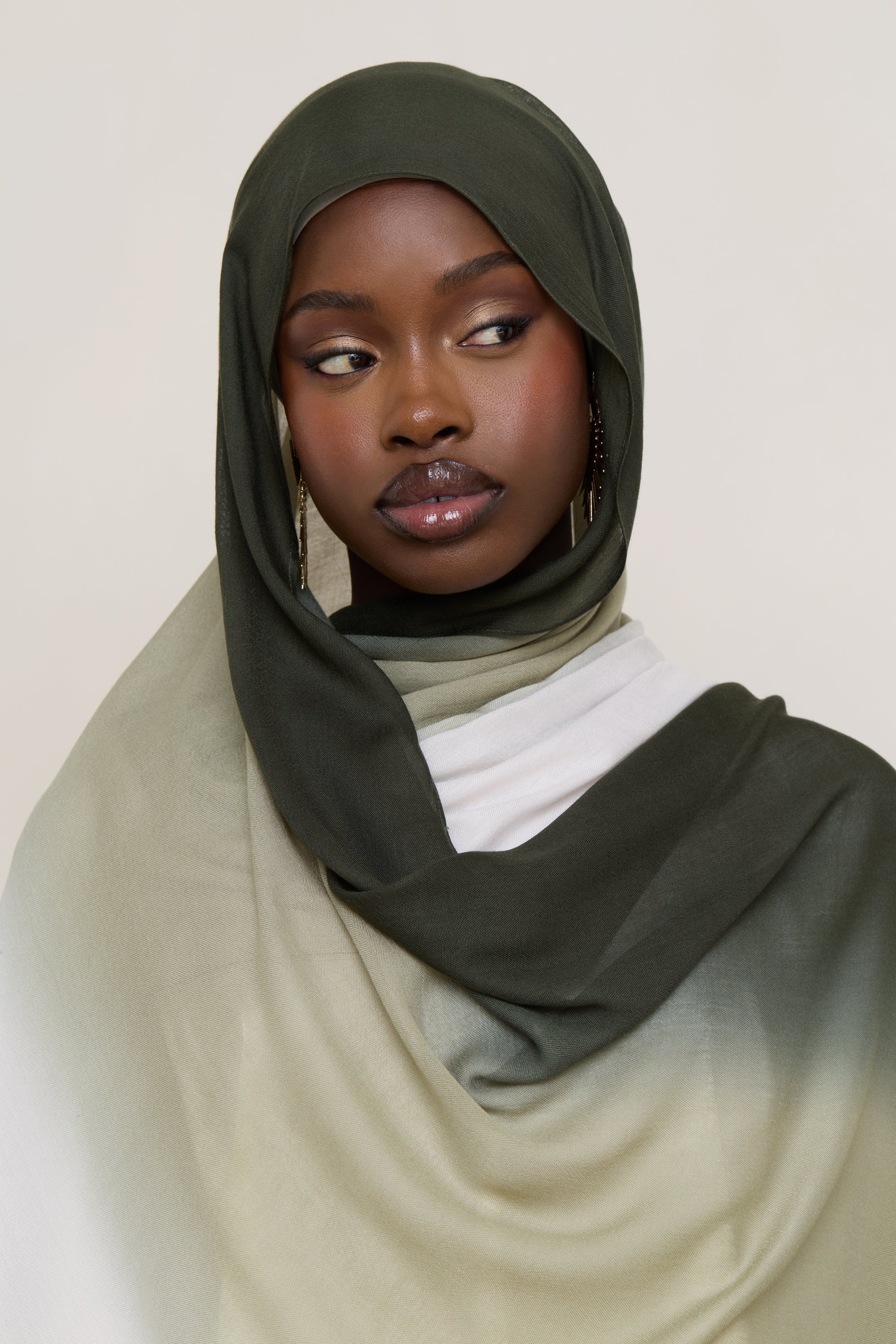 Ombre Modal Hijab - Tea Forest Hijabs Veiled 