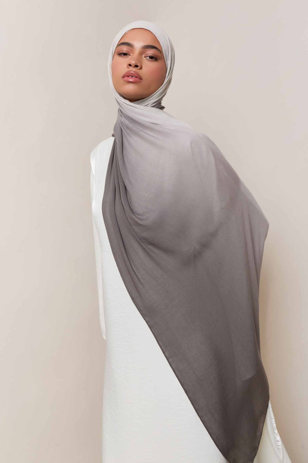 Ombre Modal Hijab - Truffle Hijabs Veiled 