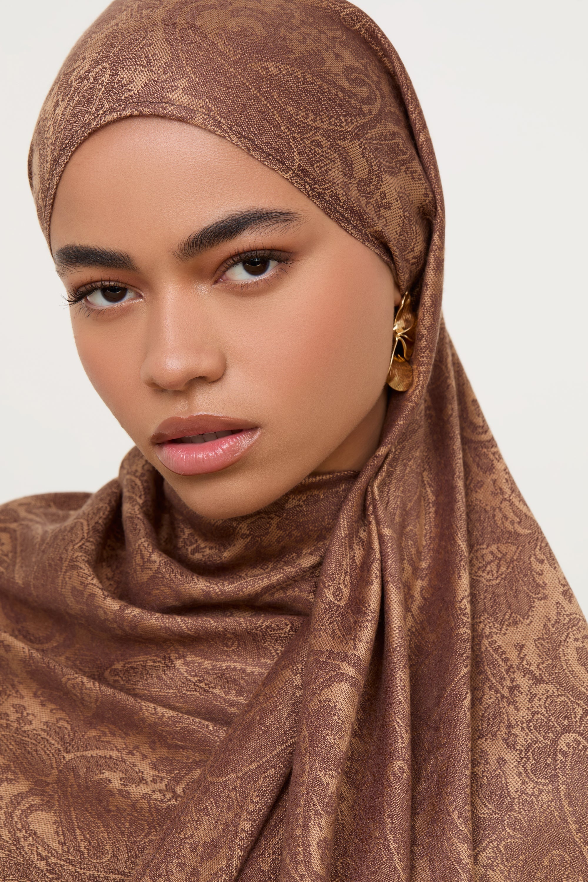 Pashmina Hijab Scarf - Cocoa Hijabs Veiled 