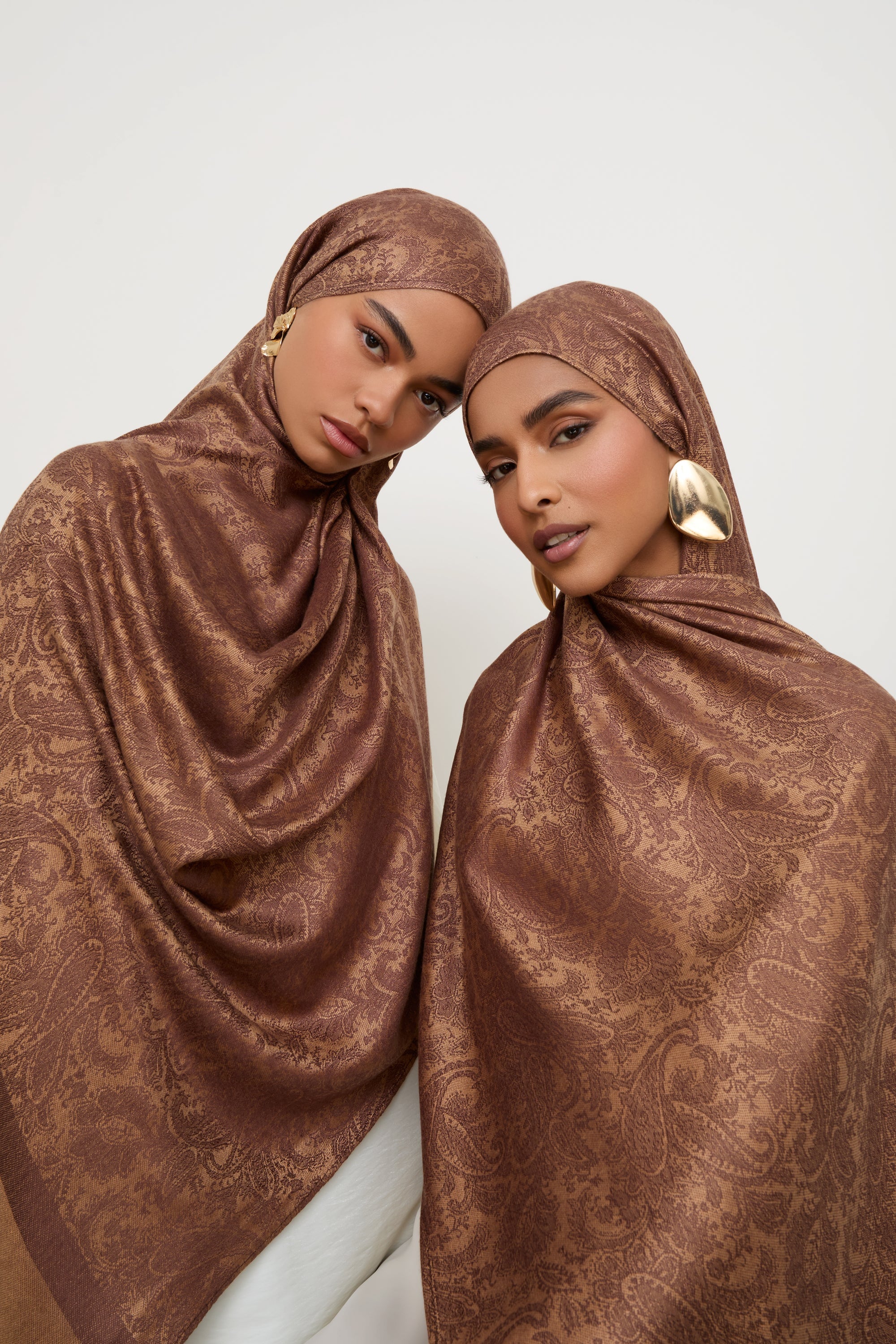 Pashmina Hijab Scarf - Cocoa Hijabs Veiled 