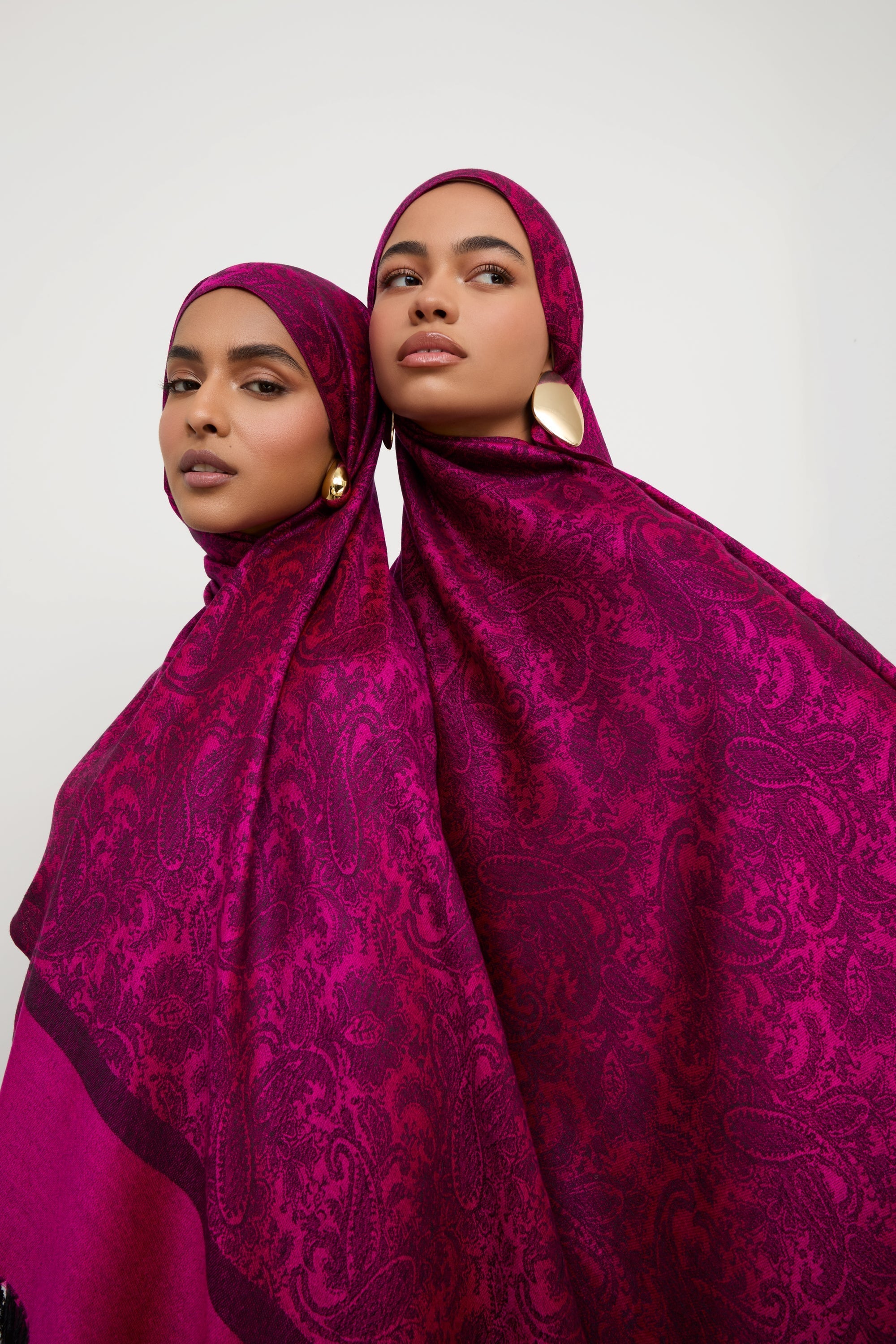 Pashmina Hijab Scarf - Pomegranate Hijabs Veiled 