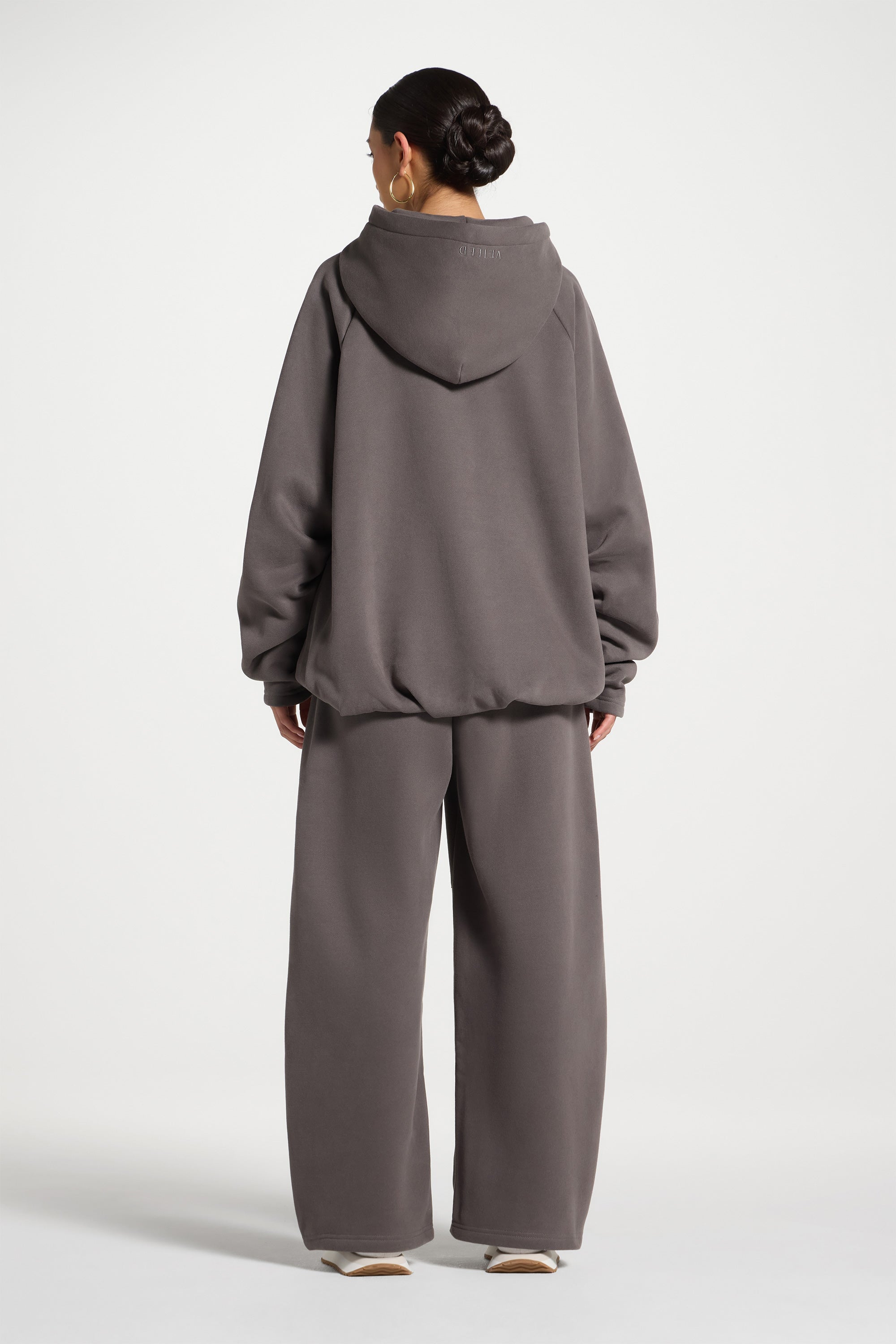 Pleated Lounge Top & Pants Set - Iron Abayas Veiled 