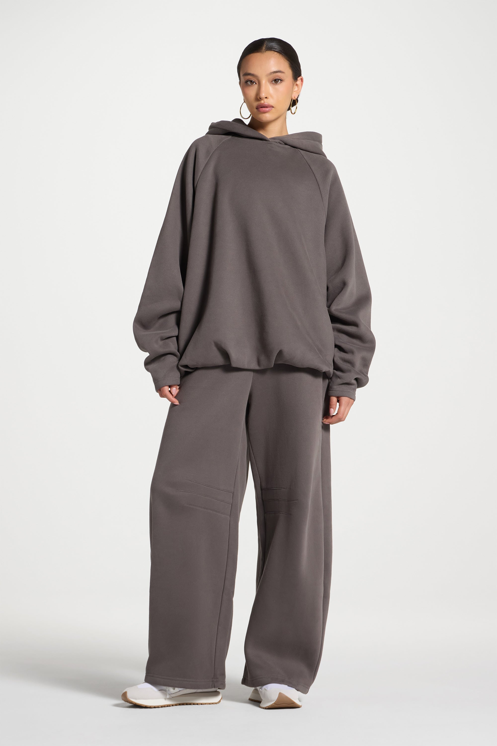 Pleated Lounge Top & Pants Set - Iron Abayas Veiled 
