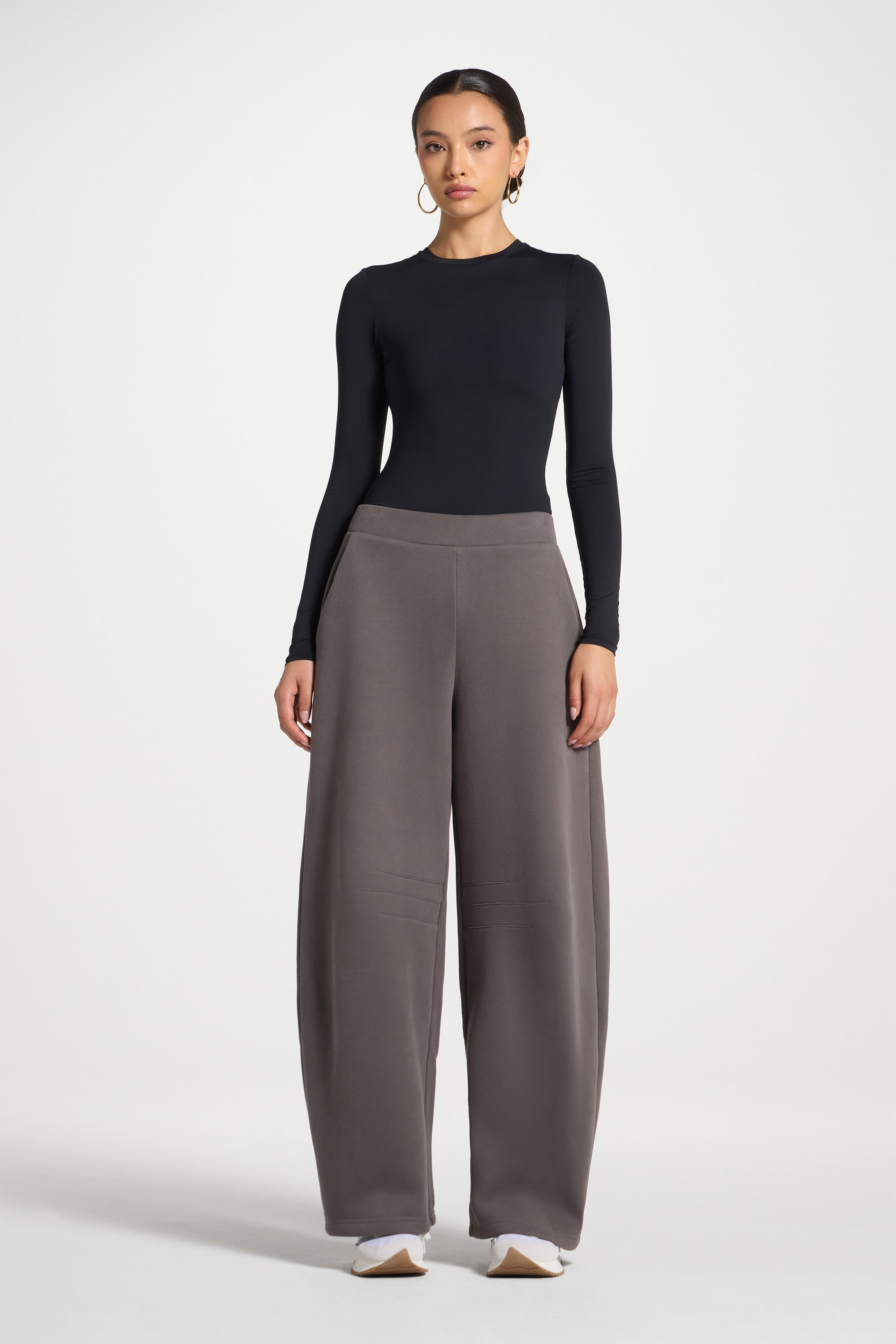 Pleated Lounge Top & Pants Set - Iron Abayas Veiled 