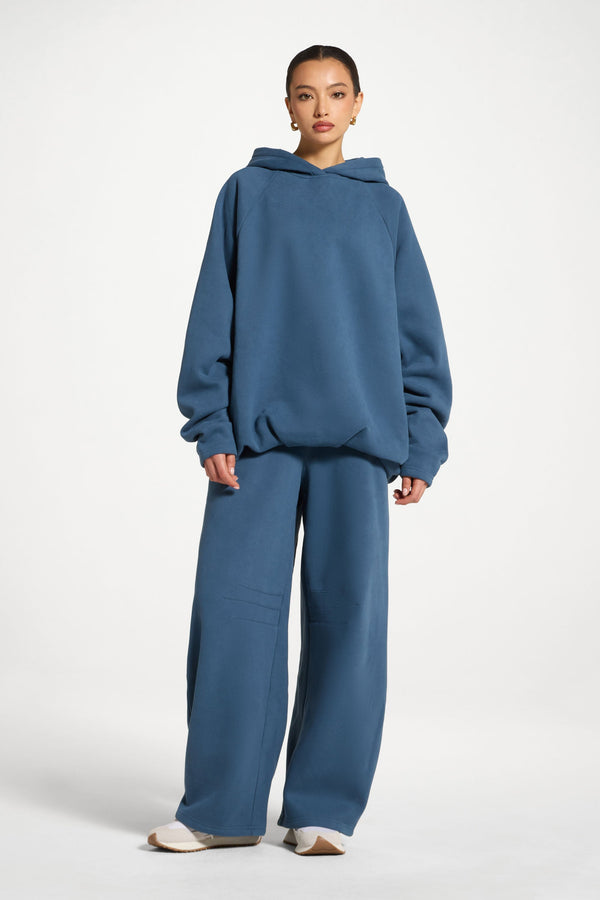 Pleated Lounge Top & Pants Set - Ocean Abayas Veiled 