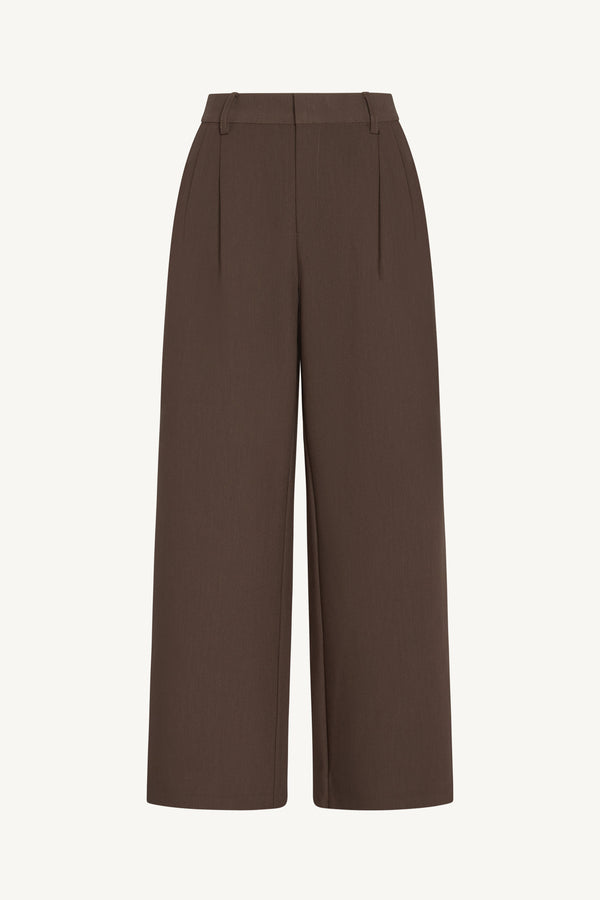 Pleated Pant - Truffle Abayas Veiled 