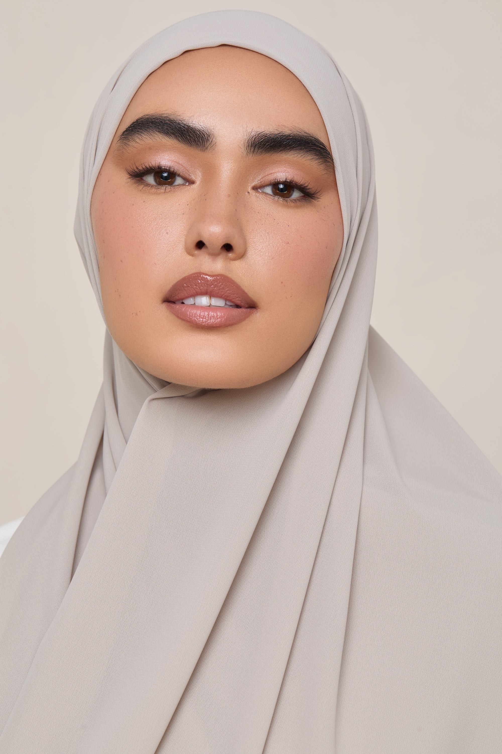 Premium Chiffon Hijab - Coffee