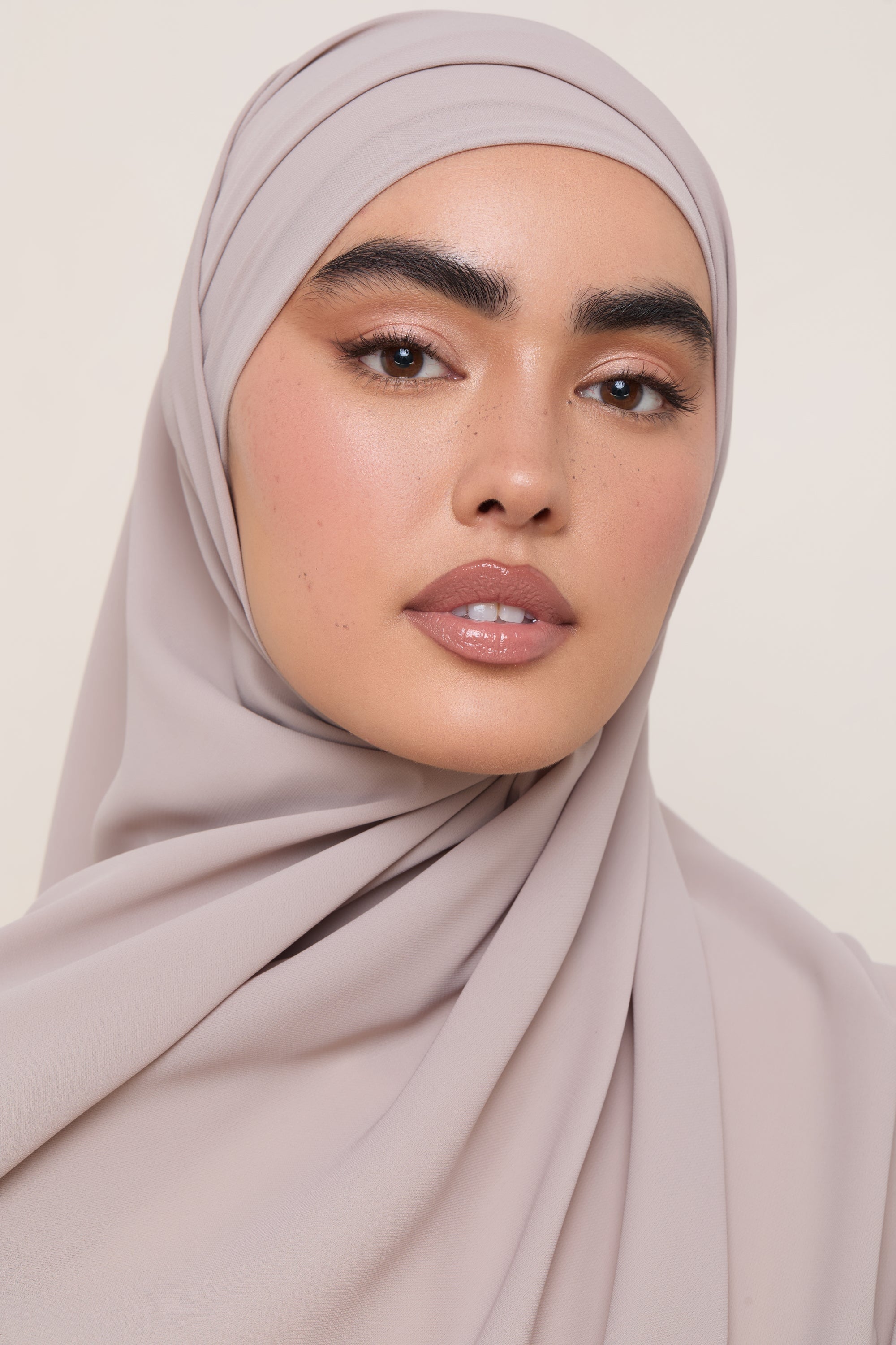 Premium Chiffon Hijab - Cobblestone Hijabs Veiled 