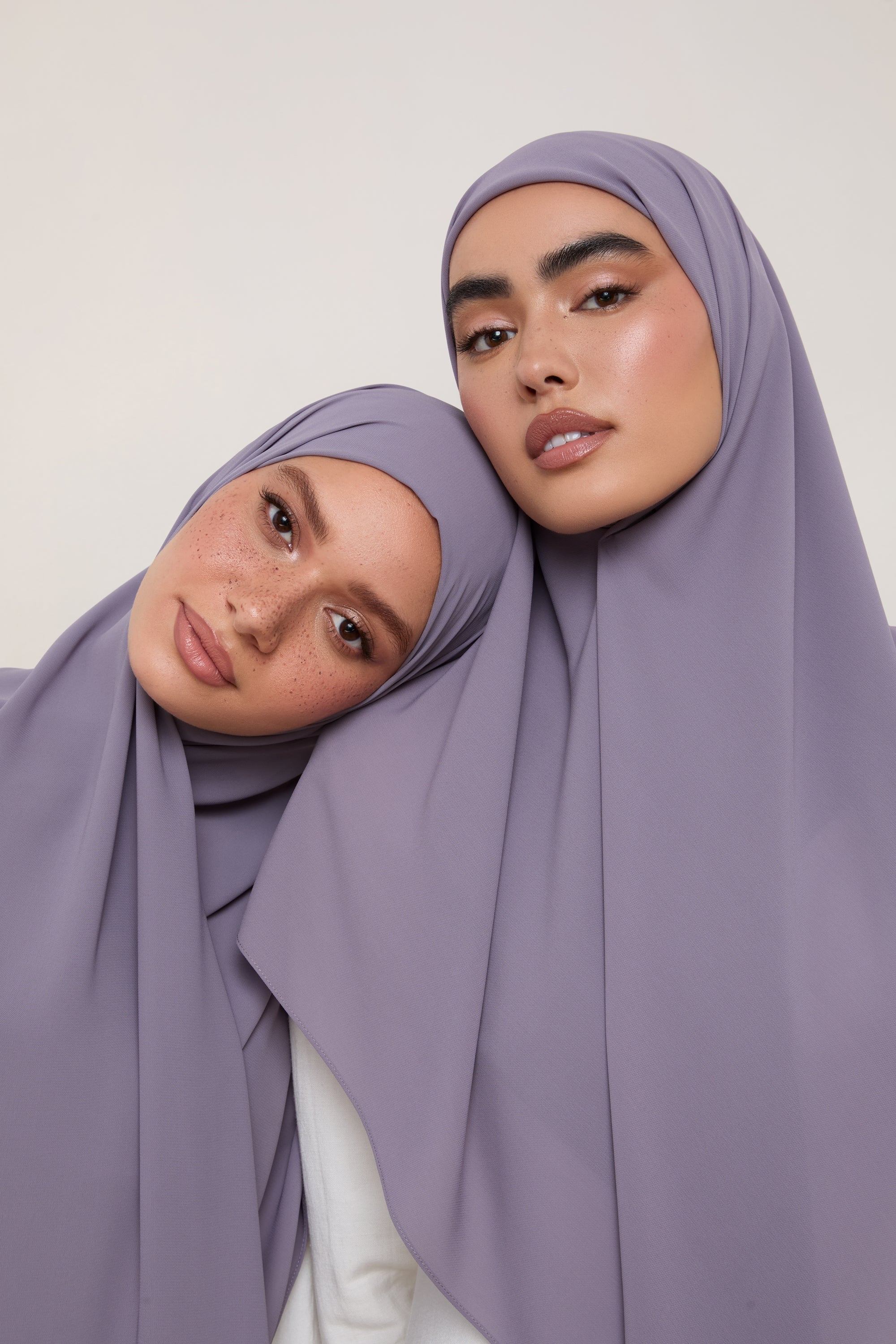 Premium Chiffon Hijab - Dusky Blue