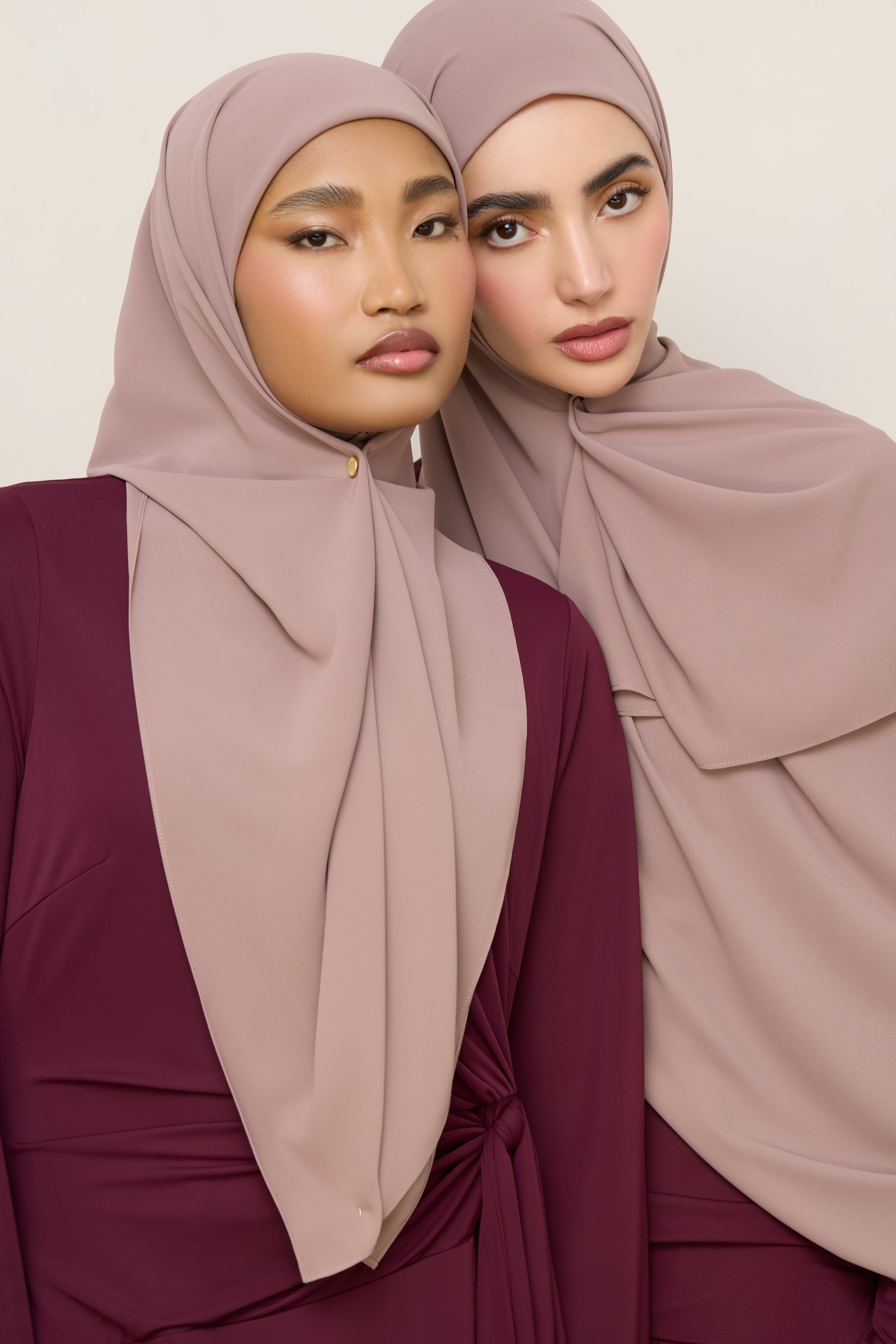 Premium Chiffon Hijab - Truffle Brown Hijabs Veiled 