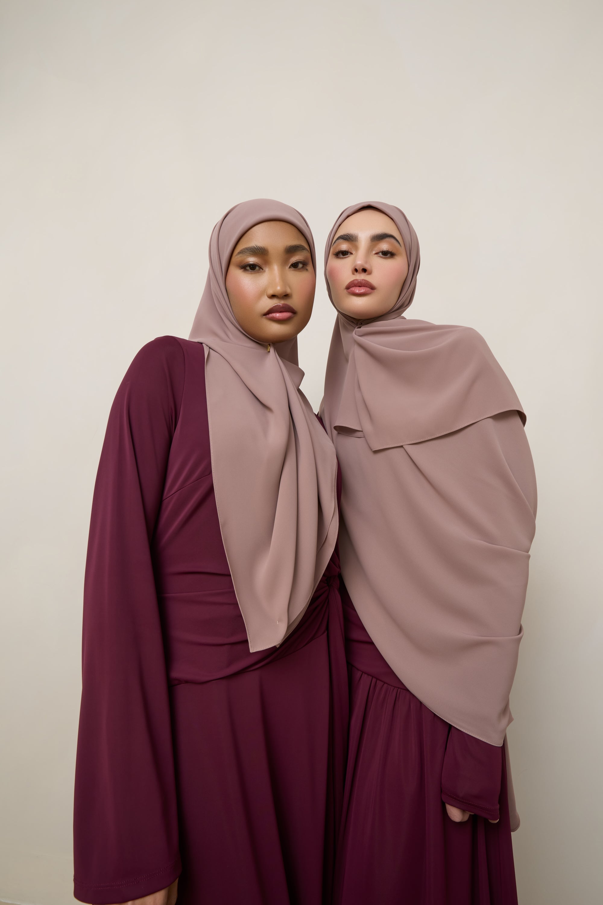 Premium Chiffon Hijab - Truffle Brown Hijabs Veiled 