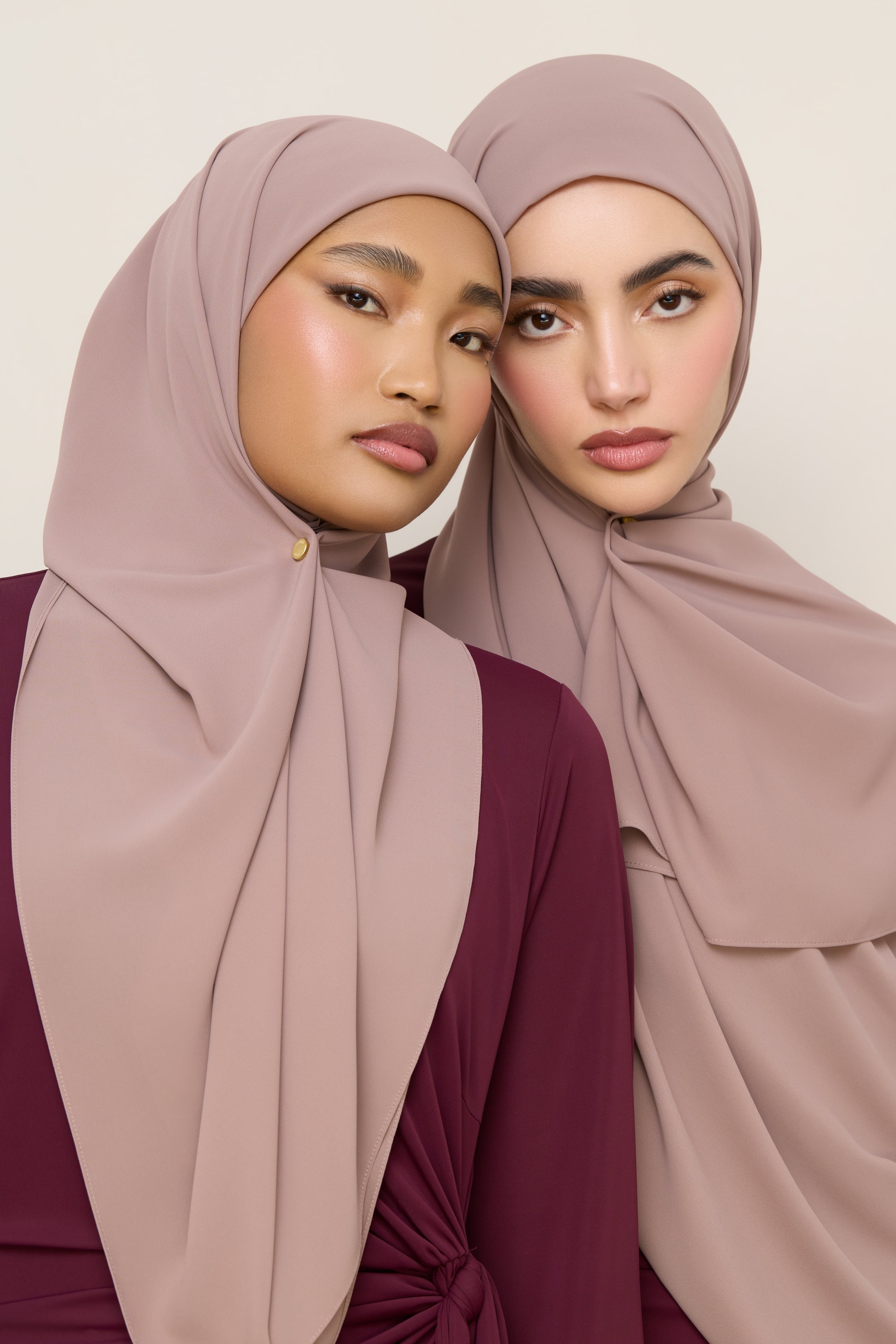 Premium Chiffon Hijab - Truffle Brown Hijabs Veiled 