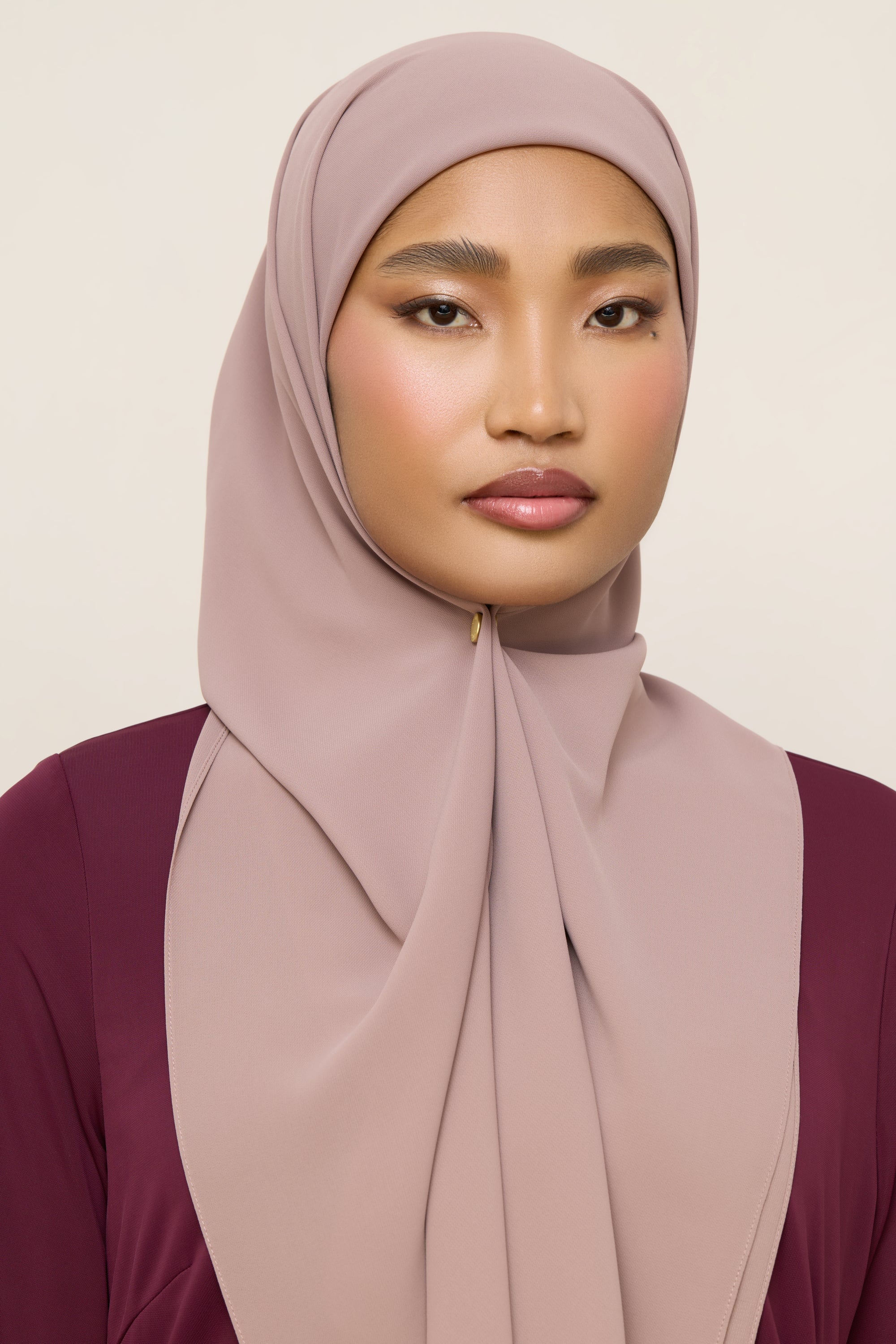 Premium Chiffon Hijab - Truffle Brown Hijabs Veiled 