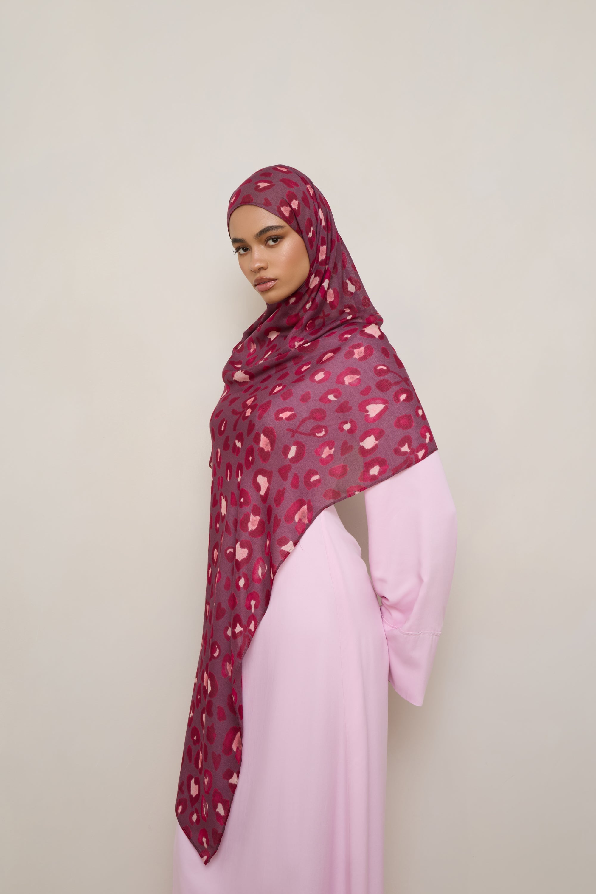 Printed Modal Hijab - Amoria Hijabs Veiled 
