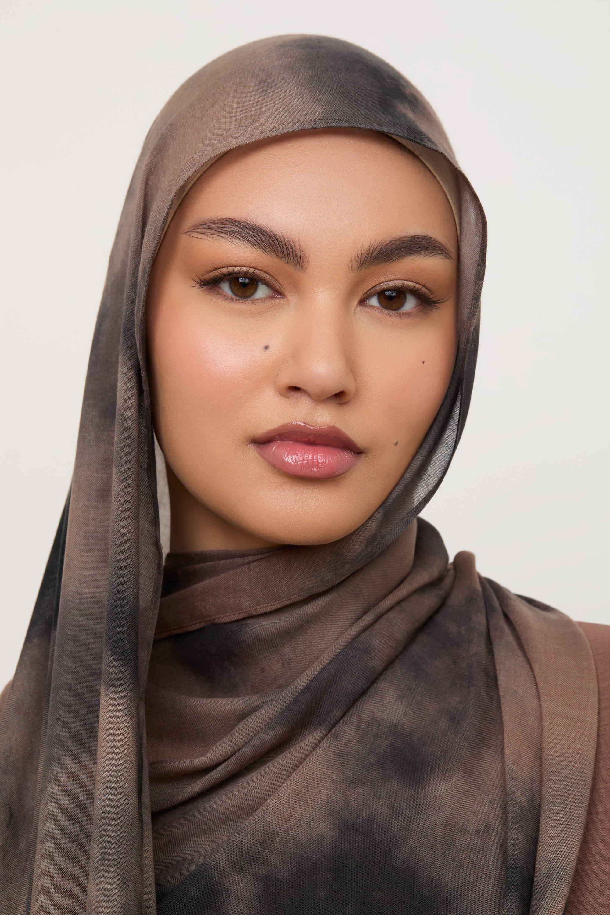 Printed Modal Hijab - Black Earth Hijabs Veiled 