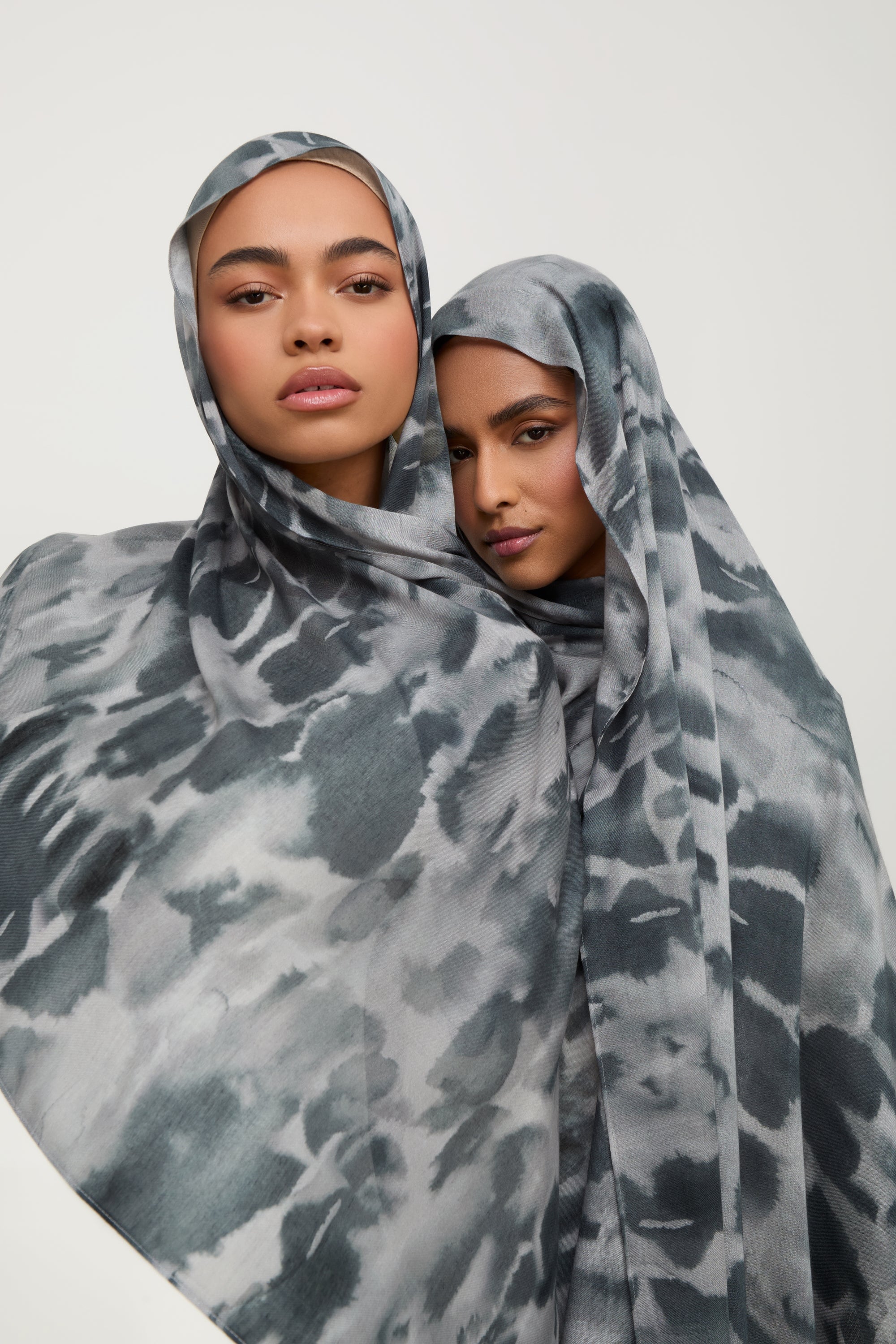 Printed Modal Hijab - Cloudy Night Hijabs Veiled 