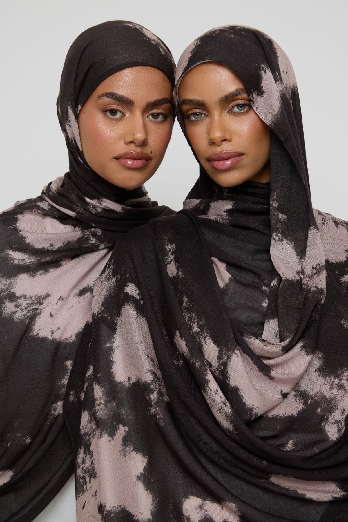 Printed Modal Hijab - Coffee Clouds Hijabs Veiled 