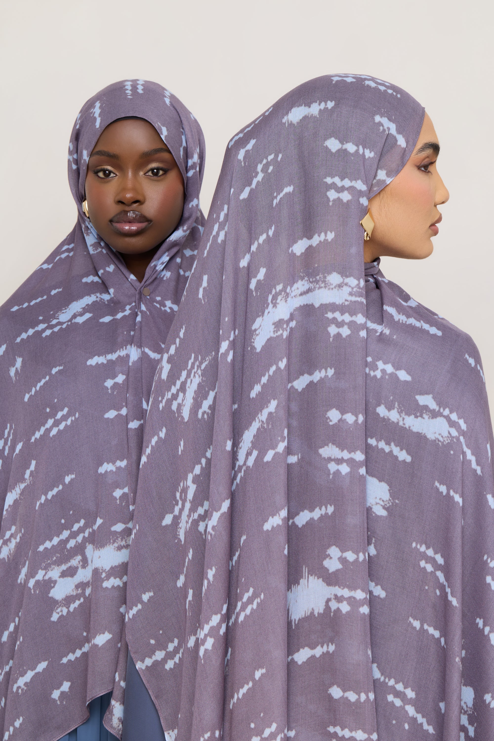 Printed Modal Hijab - Dawn Speckles Hijabs Veiled 