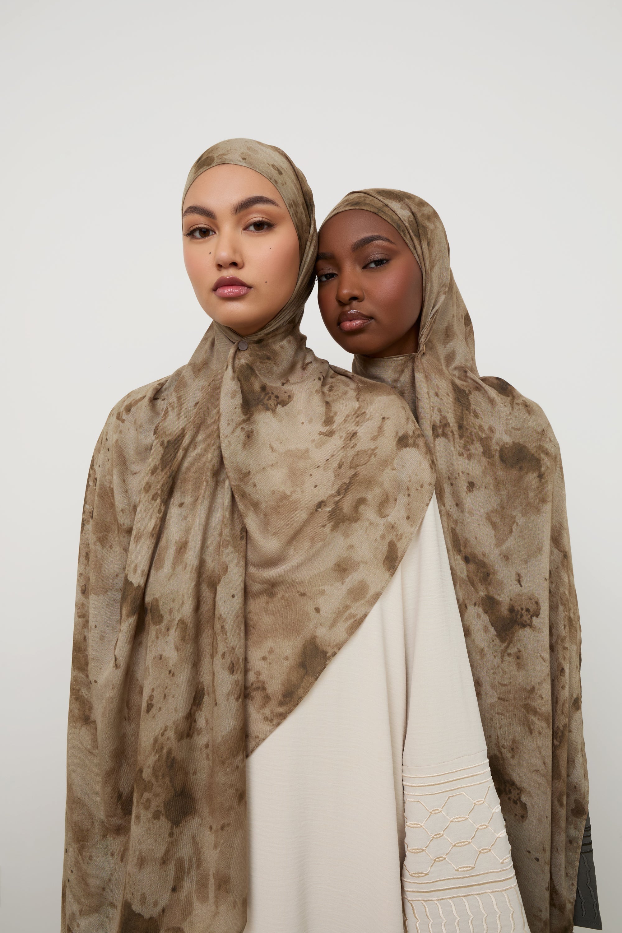 Printed Modal Hijab - Desert Dust Hijabs Veiled 