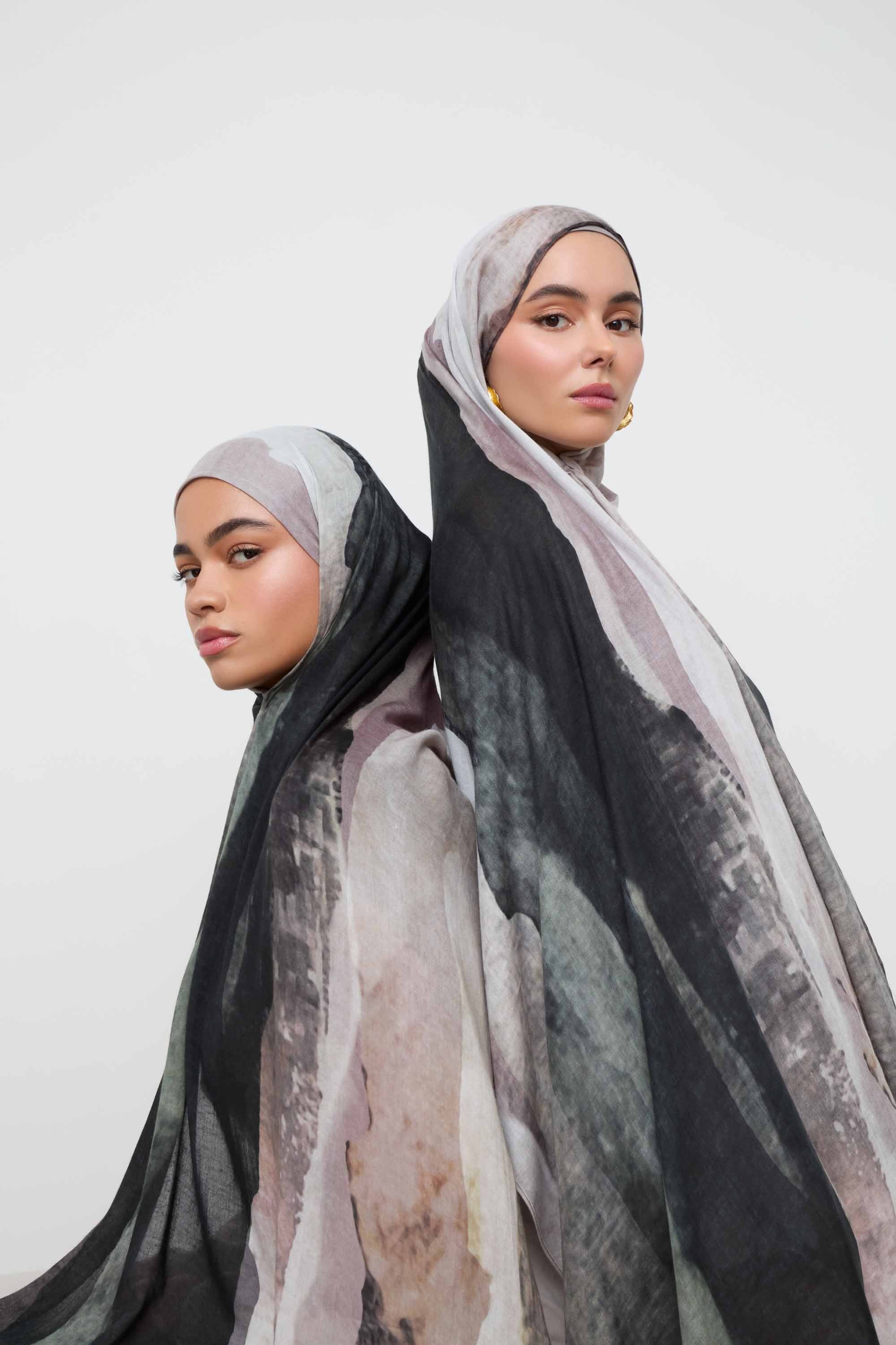 Printed Modal Hijab - Dune Sands Hijabs Veiled 