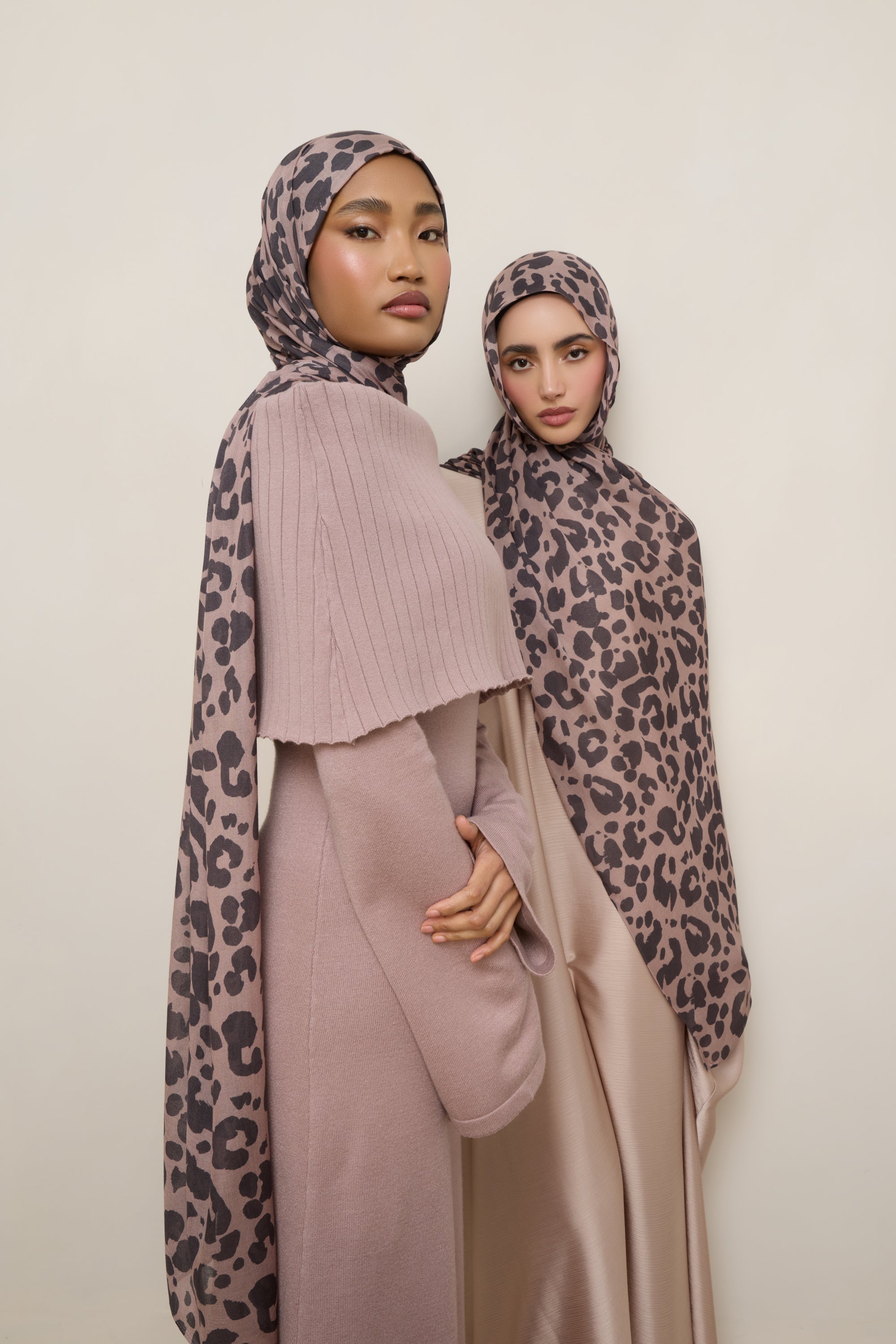 Printed Modal Hijab - Dune Spots Hijabs Veiled 