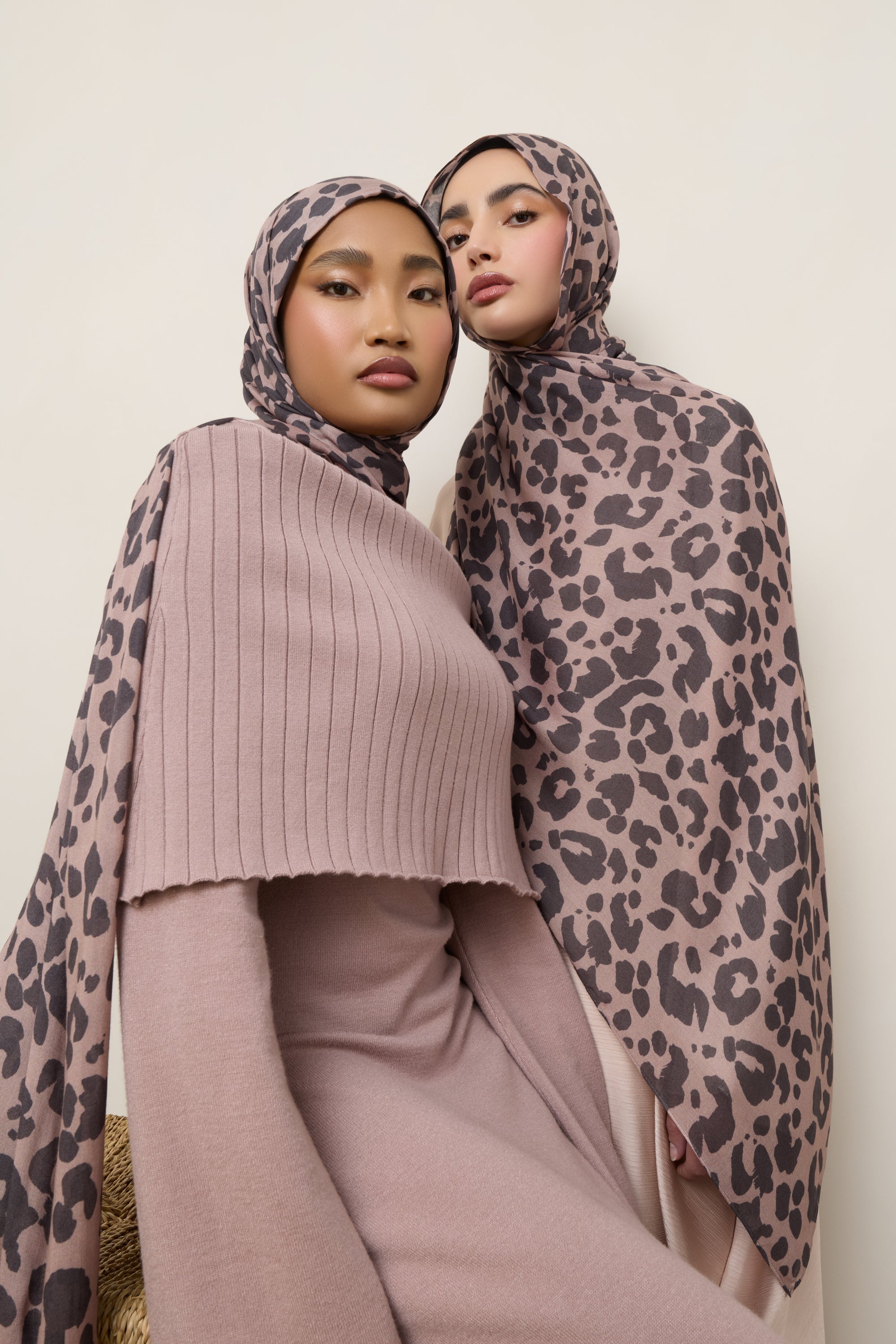 Printed Modal Hijab - Dune Spots Hijabs Veiled 