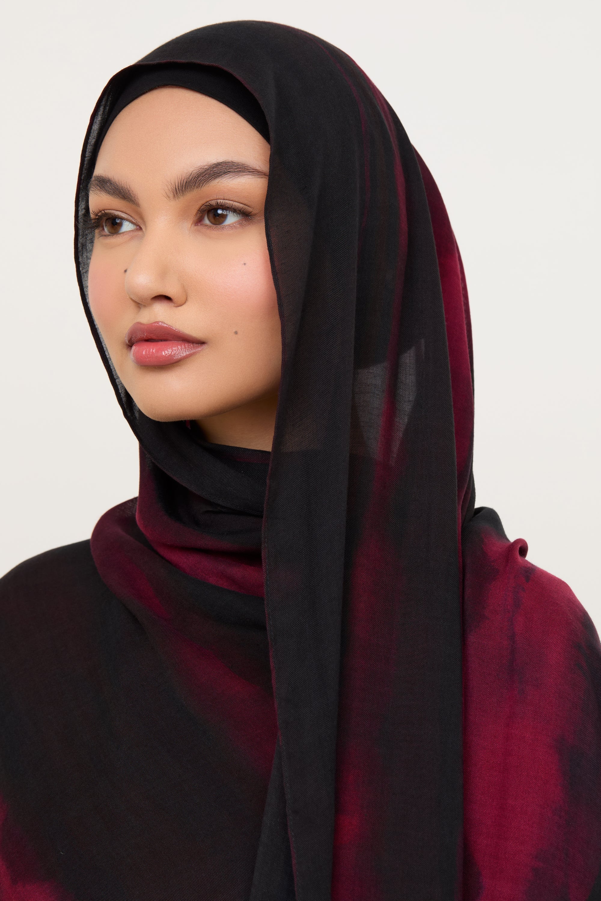 Printed Modal Hijab - Ember Smoke Hijabs Veiled 