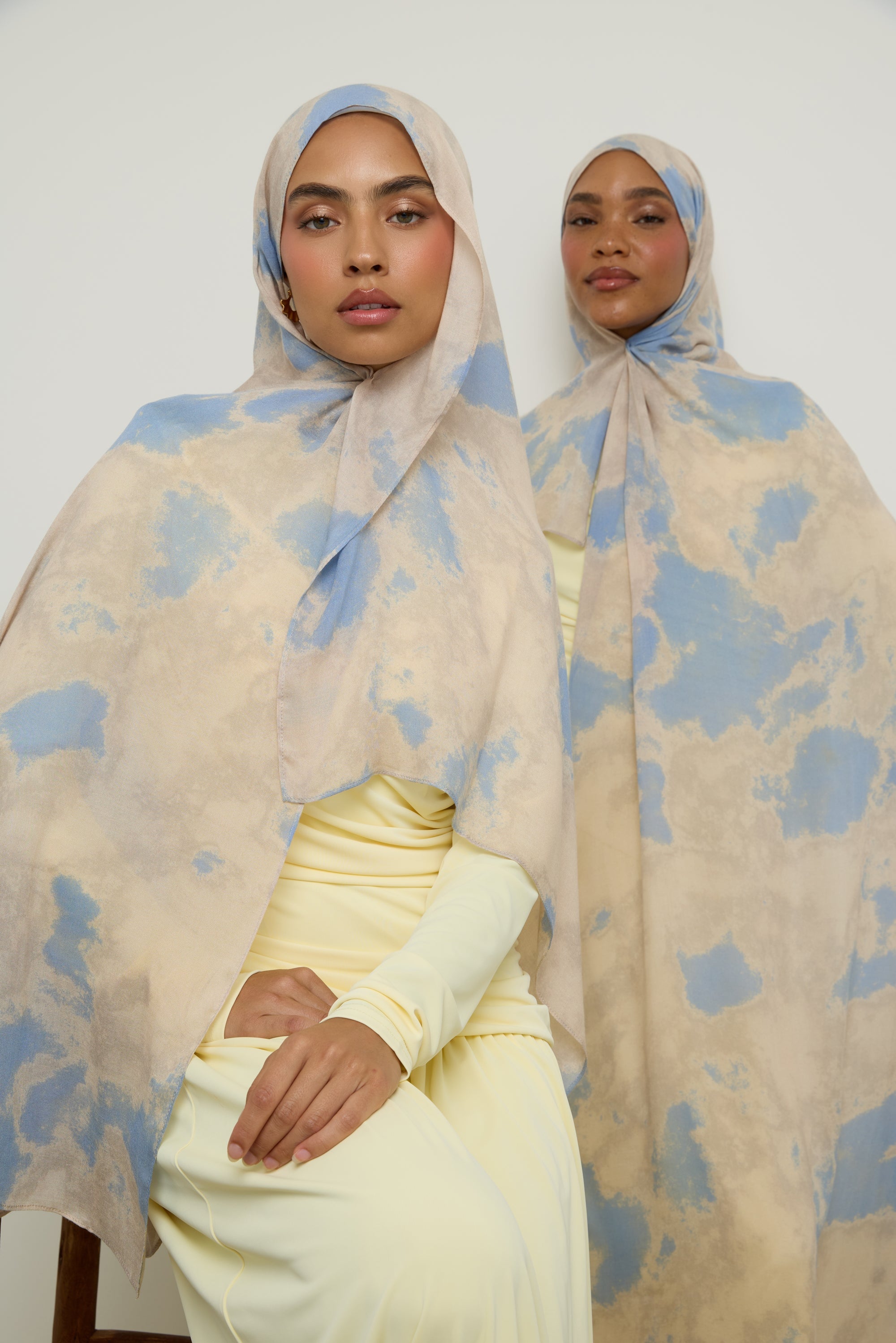 Printed Modal Hijab - Endless Sky Hijab Veiled 