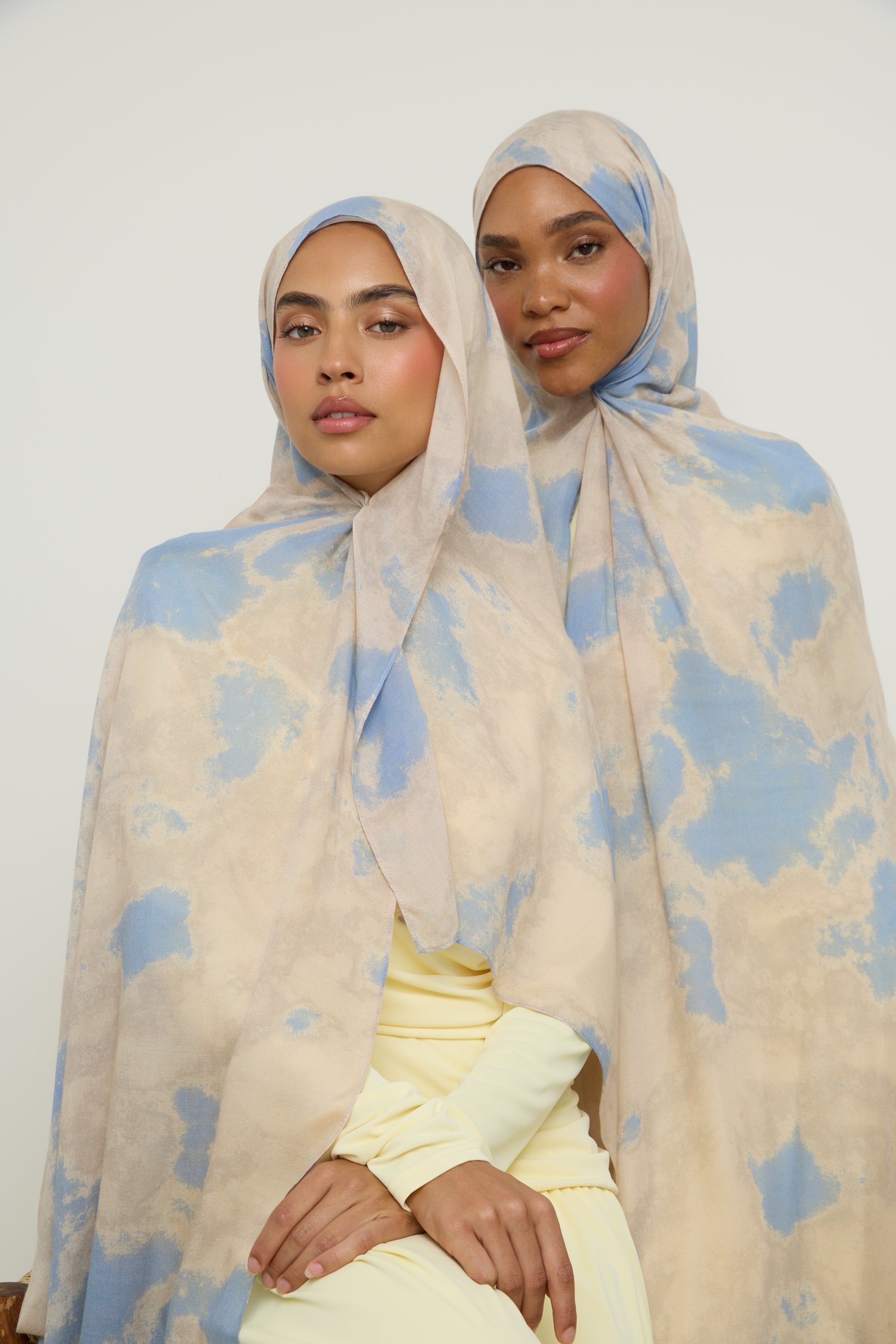 Printed Modal Hijab - Endless Sky Hijab Veiled 