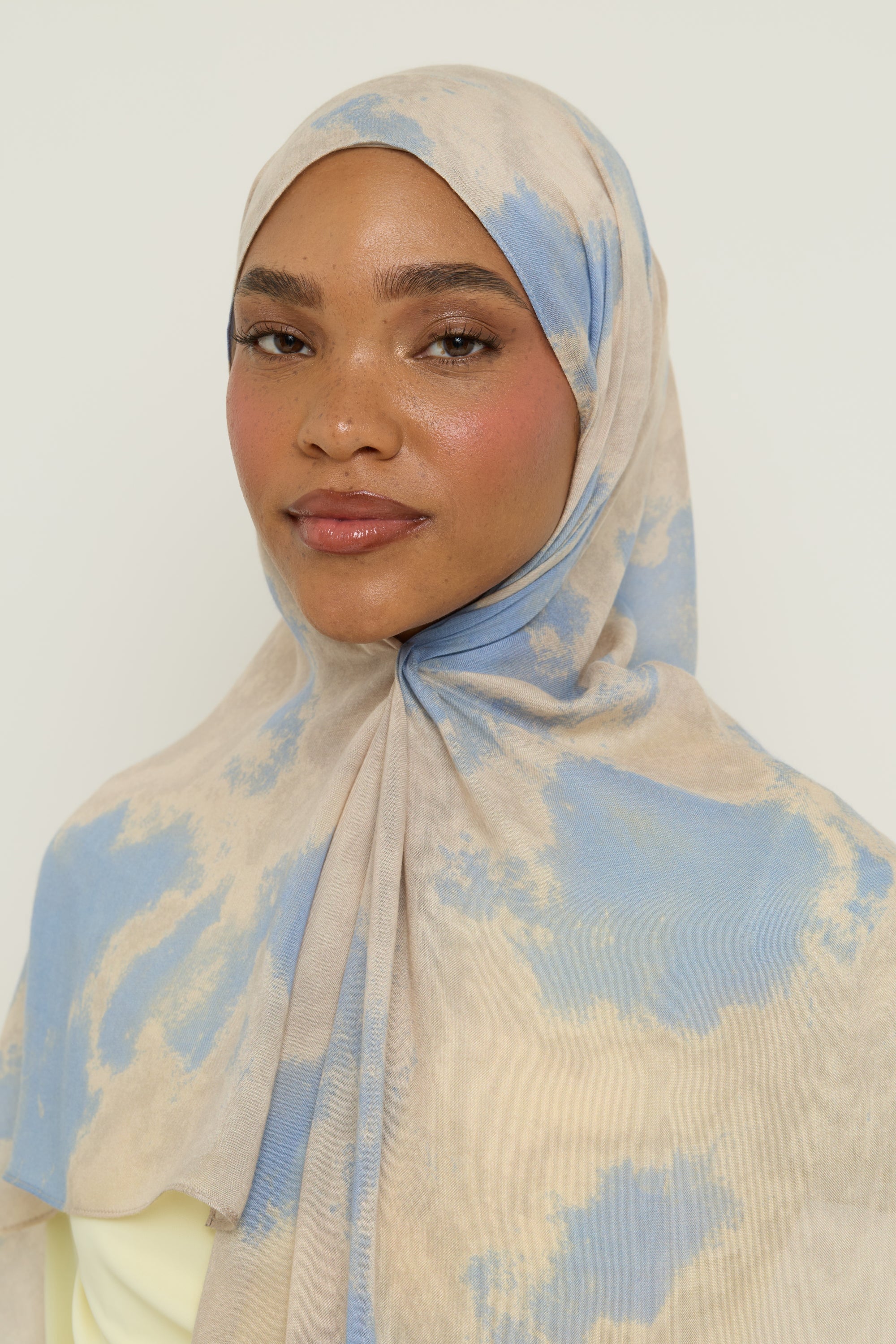 Printed Modal Hijab - Endless Sky Hijab Veiled 