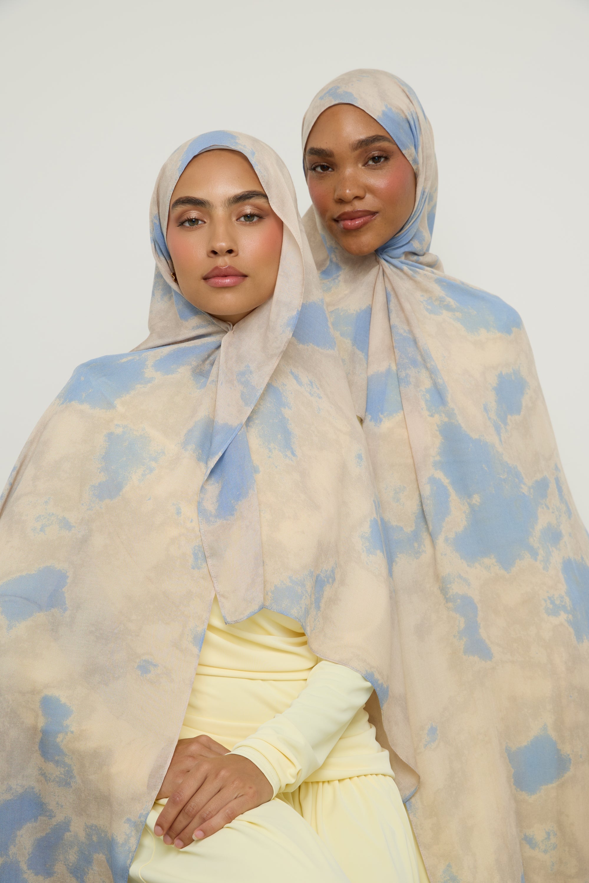 Printed Modal Hijab - Endless Sky Hijab Veiled 