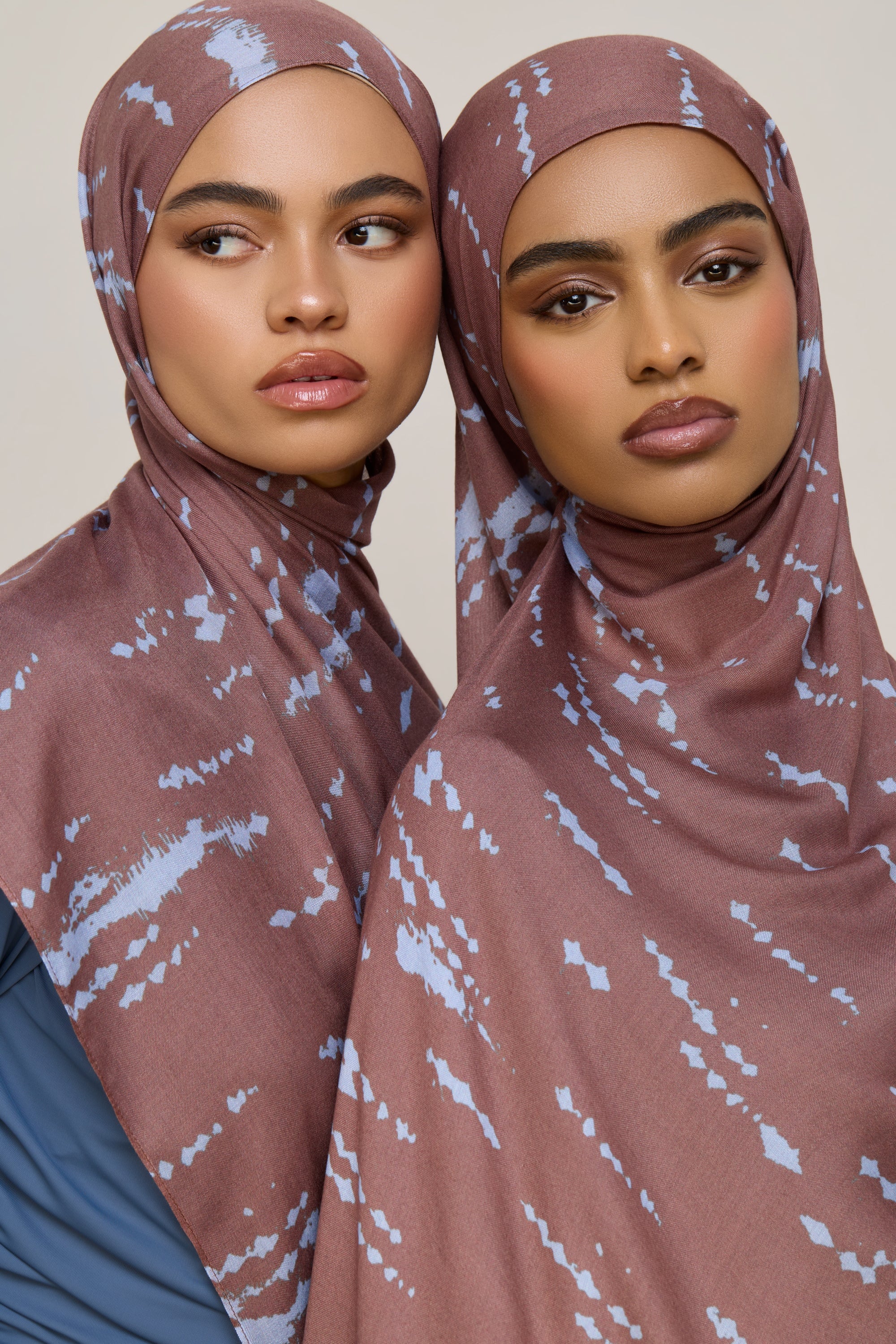 Printed Modal Hijab - Frosted Speckles Hijabs Veiled 