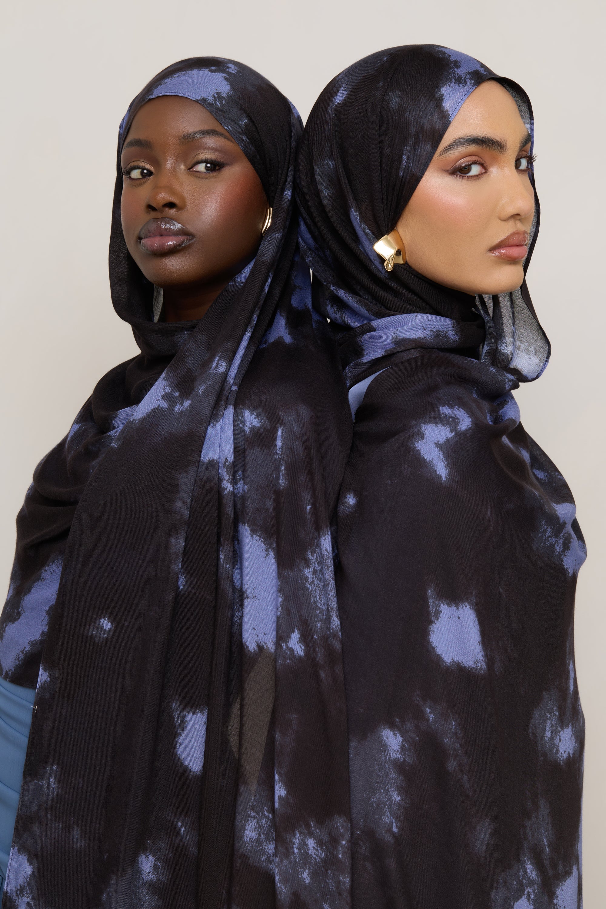 Printed Modal Hijab - Ganache Ice Hijabs Veiled 