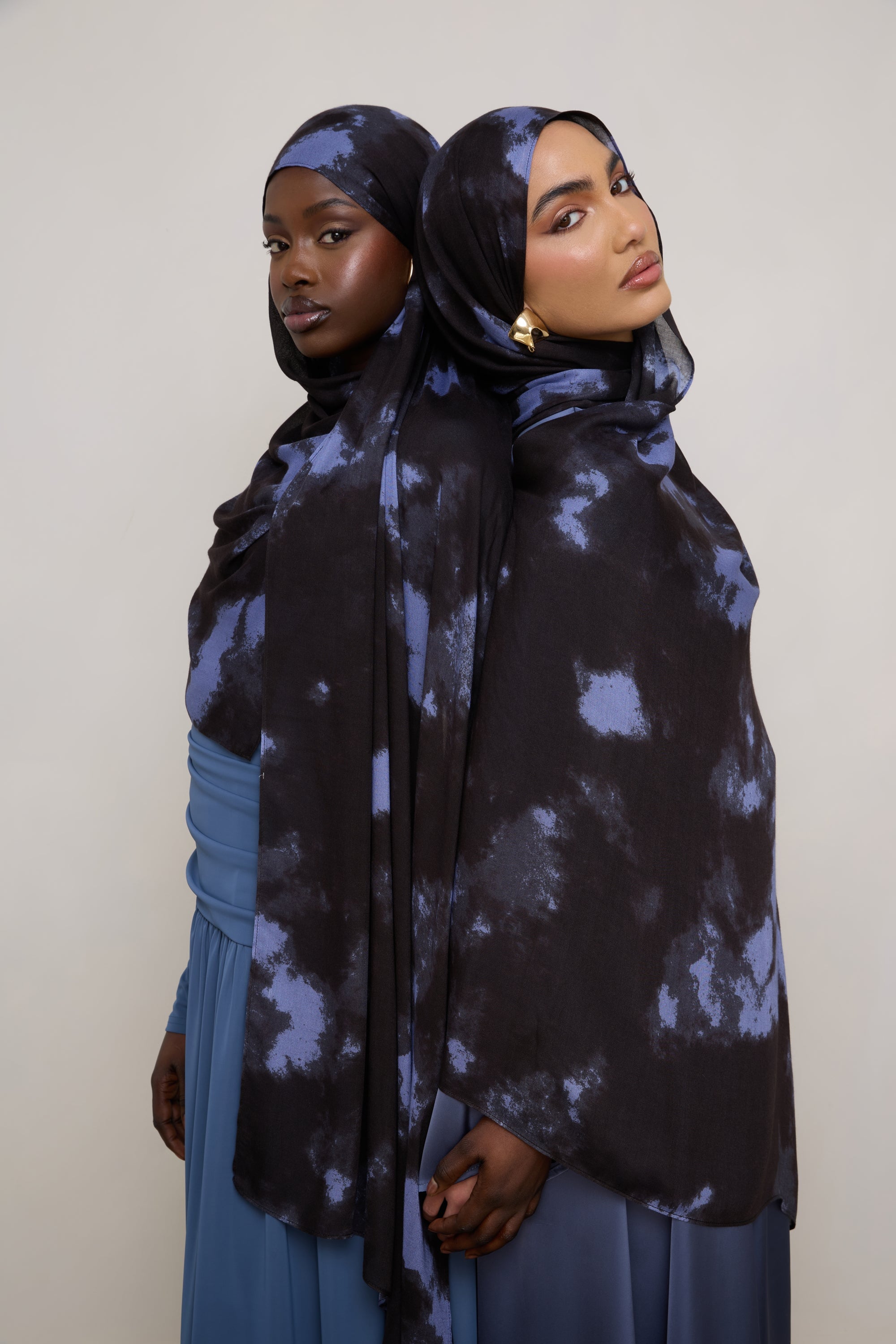 Printed Modal Hijab - Ganache Ice Hijabs Veiled 