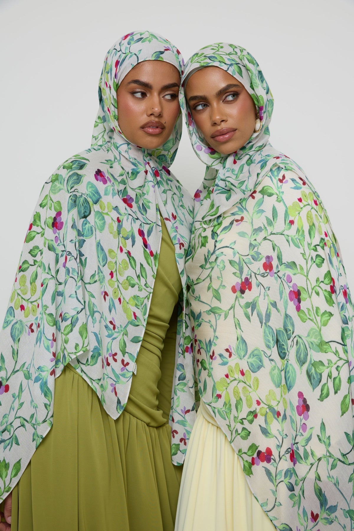 Printed Modal Hijab - Grapevine Hijabs Veiled 