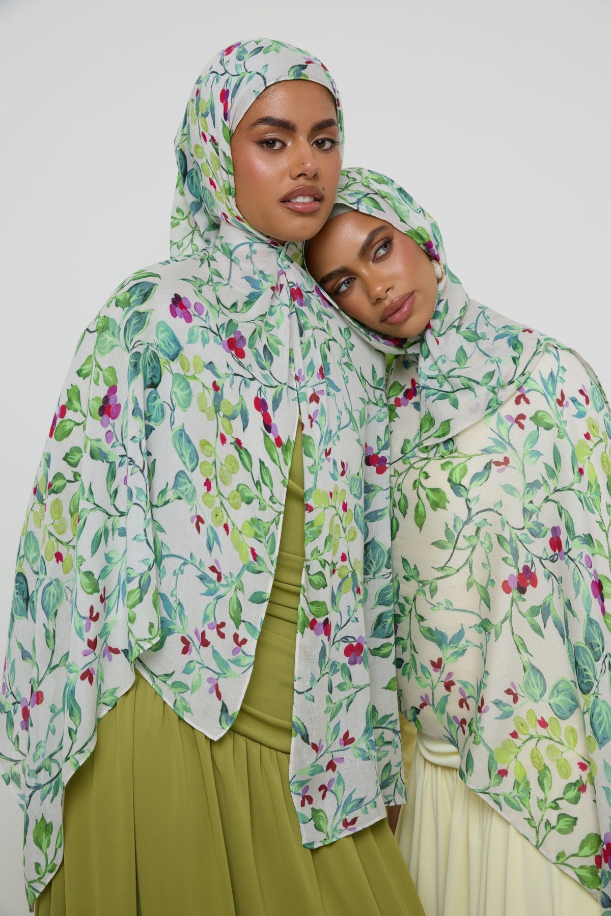 Printed Modal Hijab - Grapevine Hijabs Veiled 