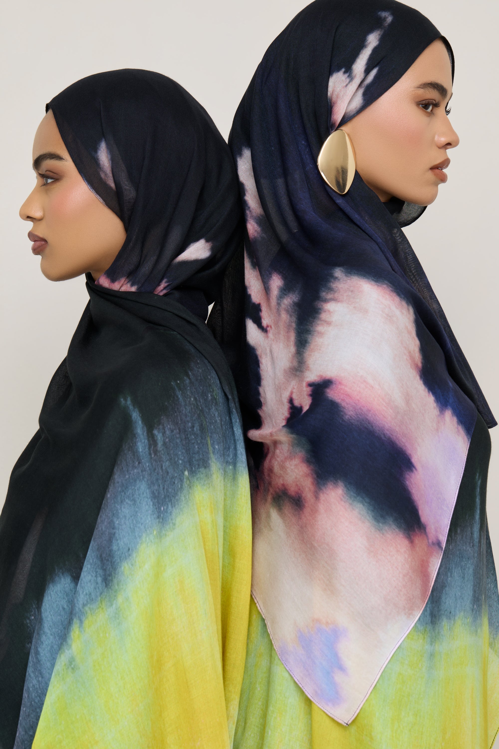 Printed Modal Hijab - Lightburst Hijabs Veiled 