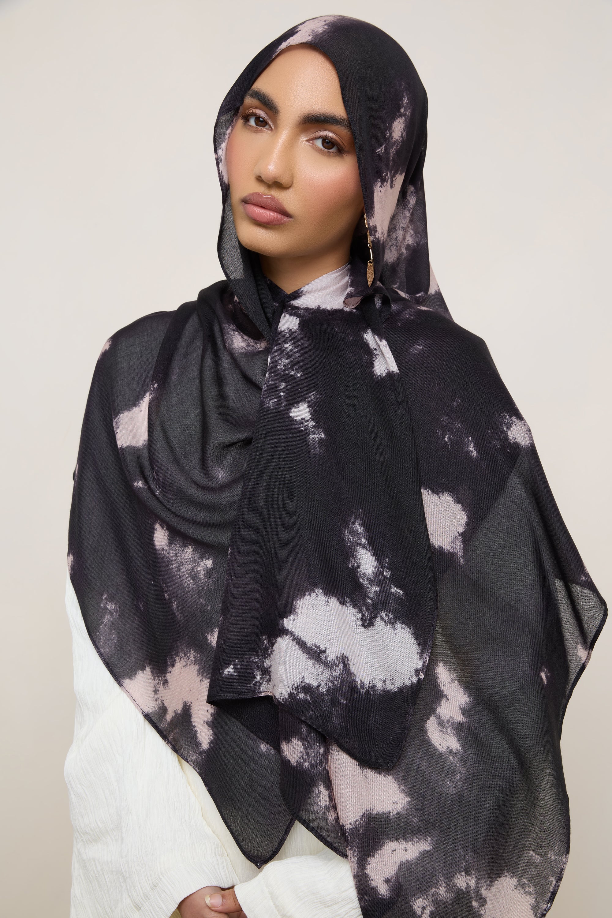 Printed Modal Hijab - Meteor Shower Hijabs Veiled 