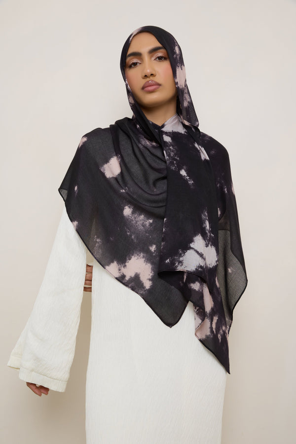 Printed Modal Hijab - Meteor Shower Hijabs Veiled 