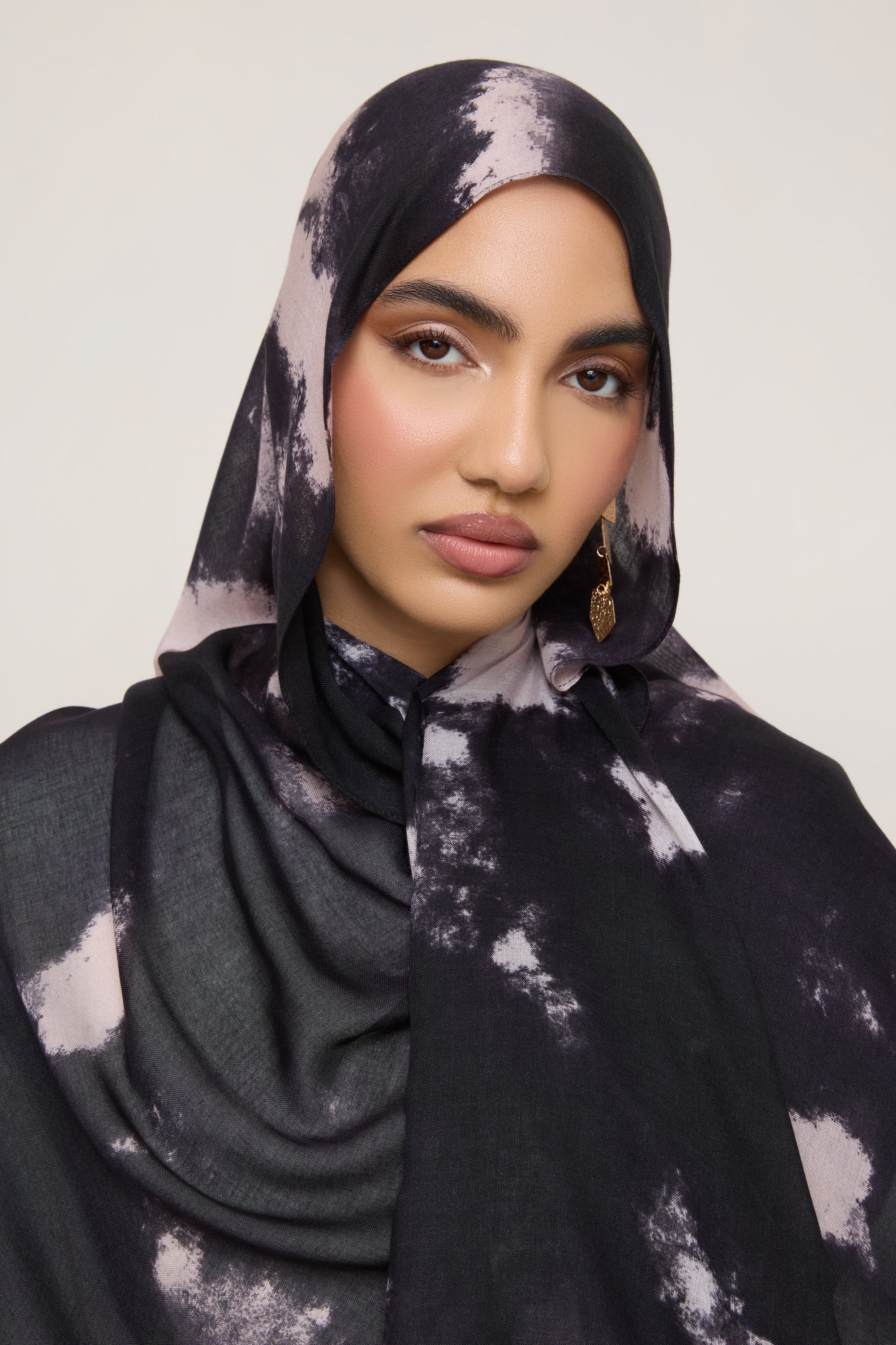 Printed Modal Hijab - Meteor Shower Hijabs Veiled 