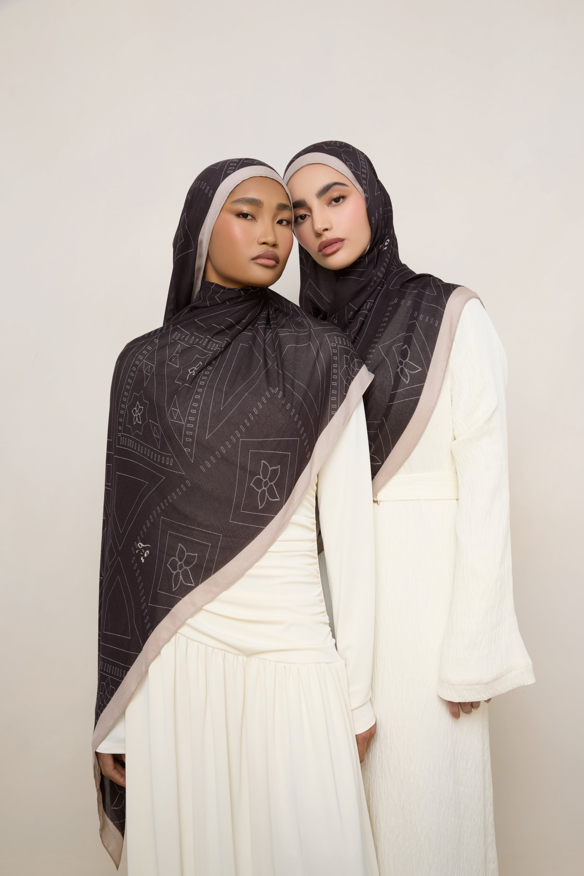 Printed Modal Hijab - Najum Hijabs Veiled 