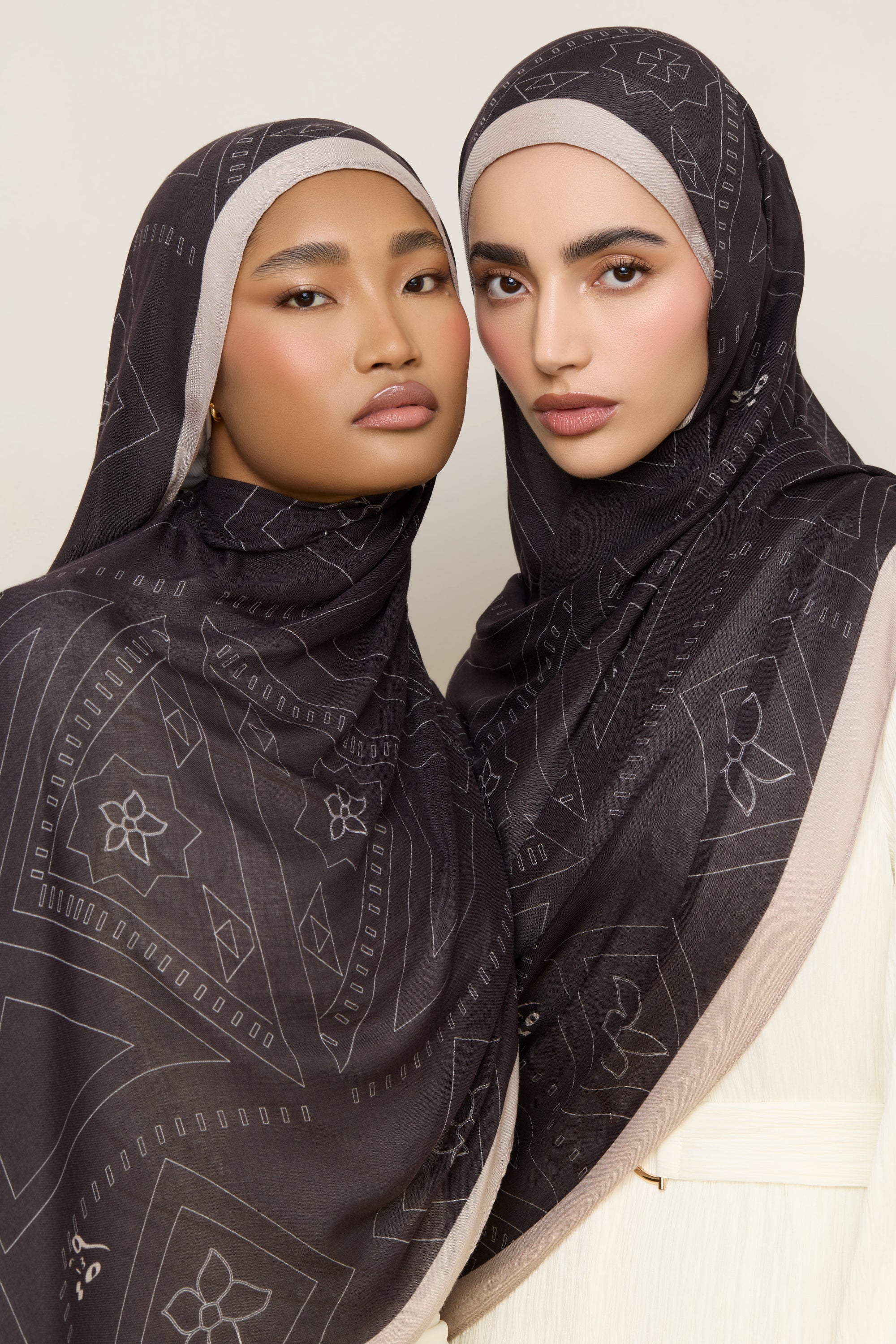 Printed Modal Hijab - Najum Hijabs Veiled 