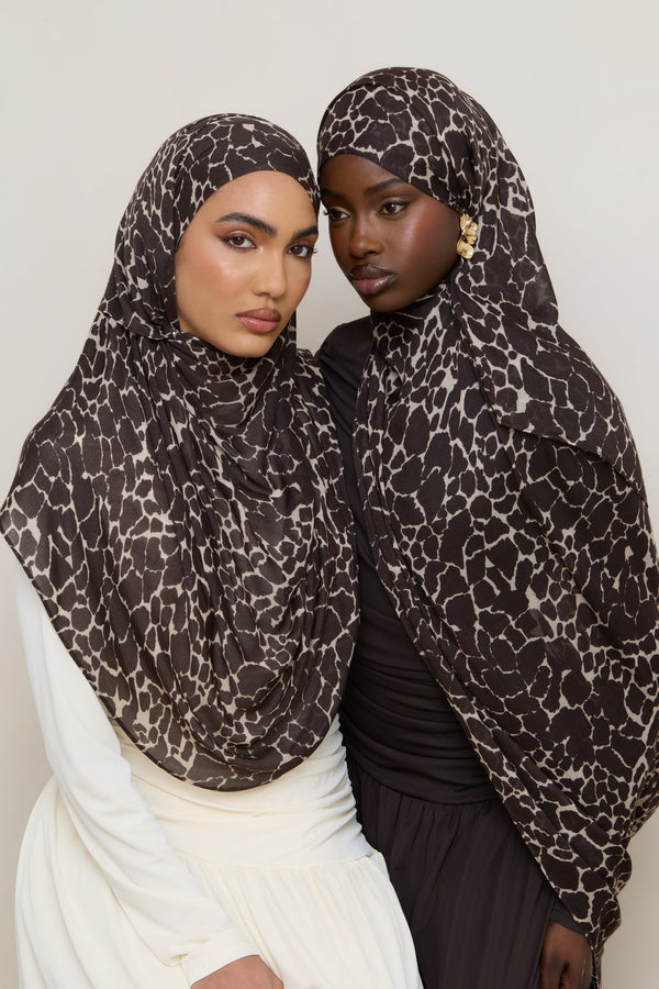 Printed Modal Hijab - Nomad Hijabs Veiled 