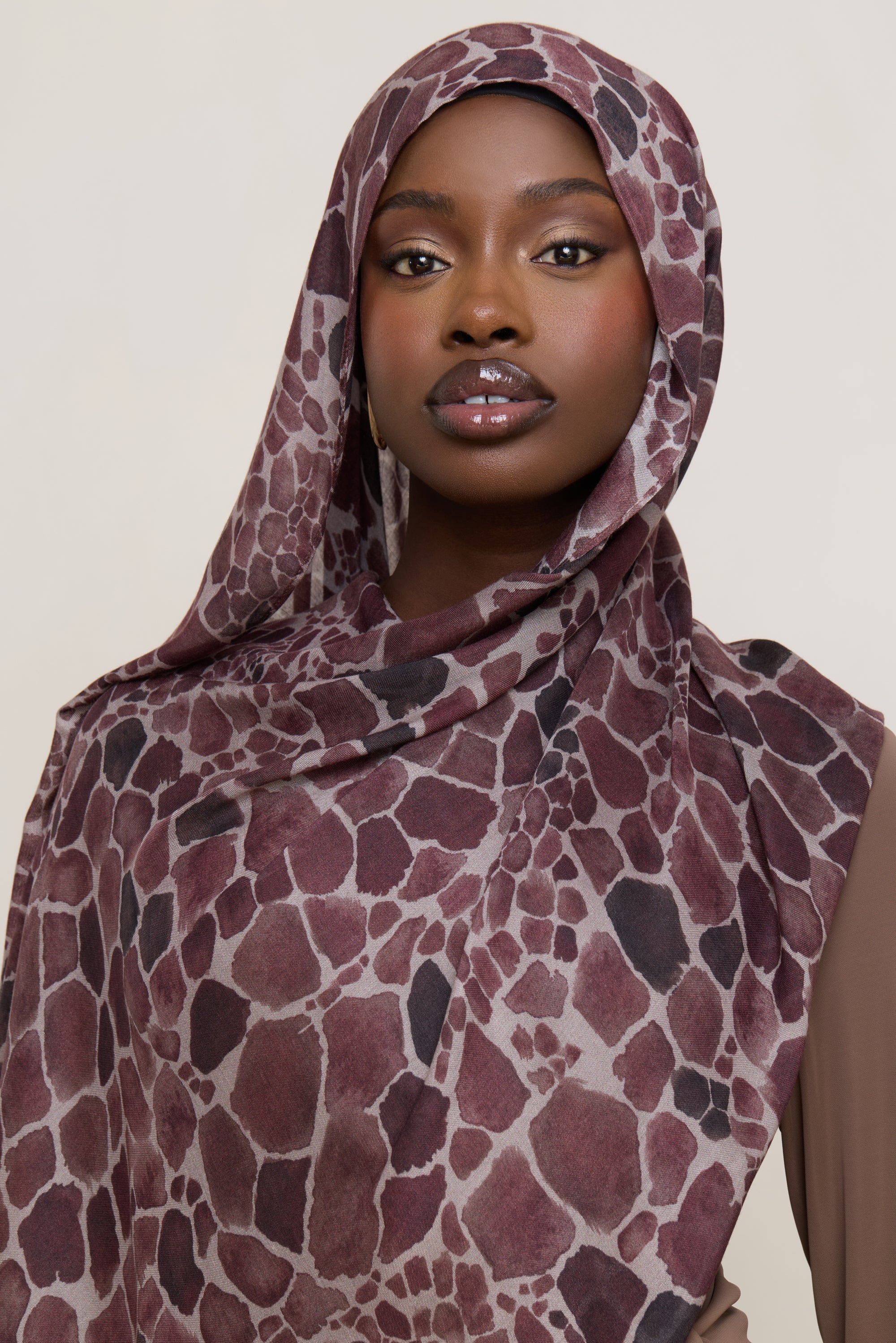 Printed Modal Hijab - Safari Hijabs Veiled 
