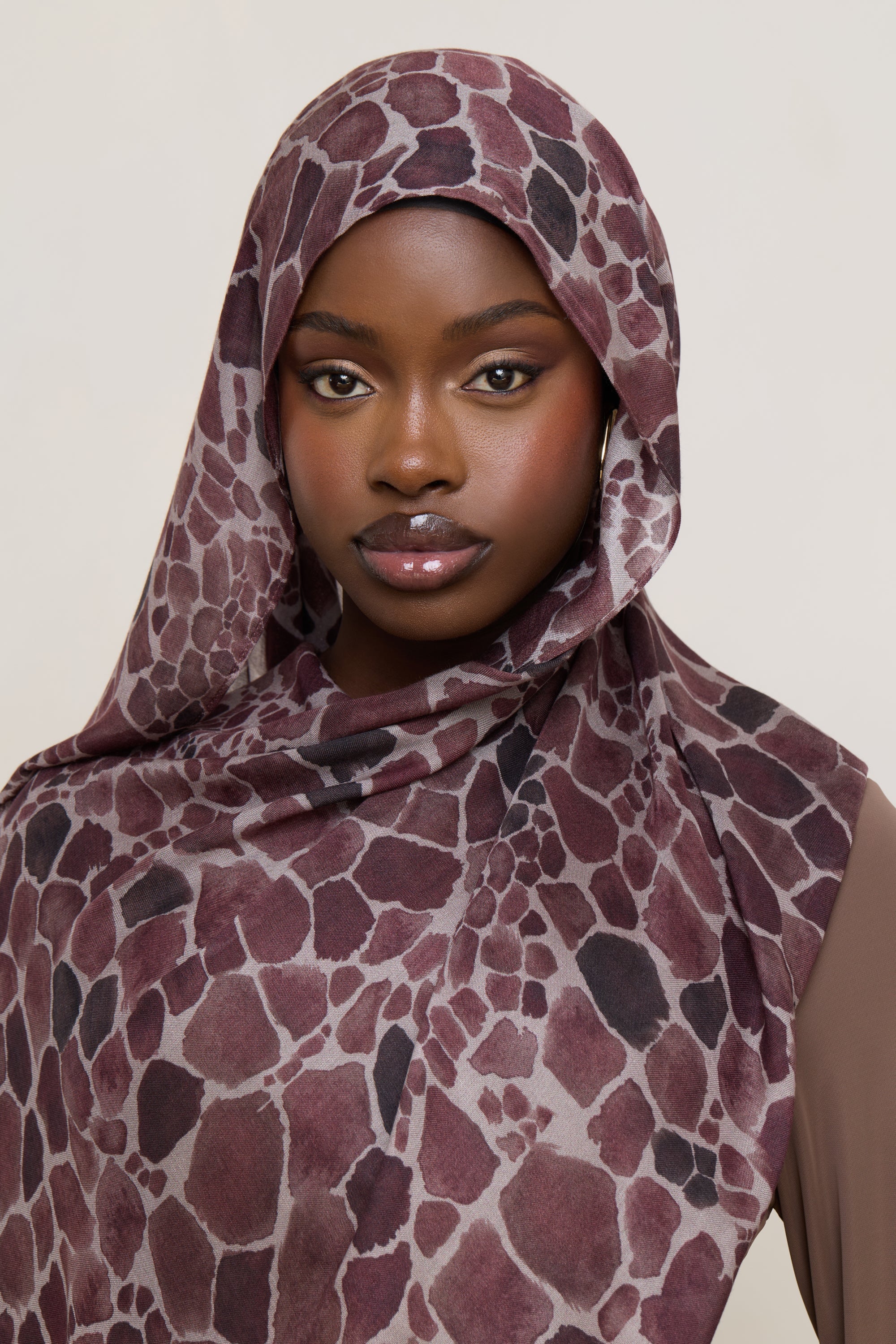 Printed Modal Hijab - Safari Hijabs Veiled 