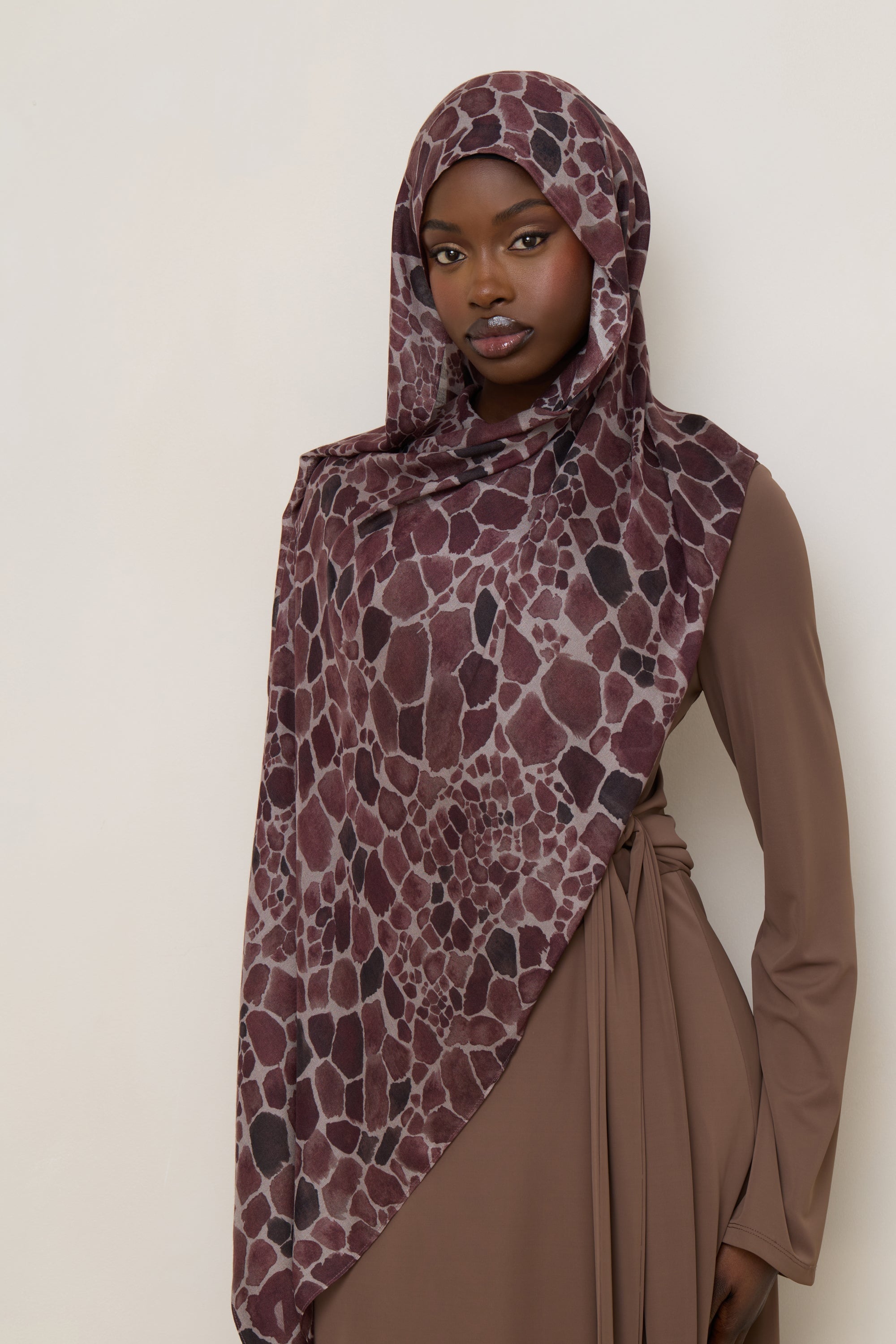 Printed Modal Hijab - Safari Hijabs Veiled 