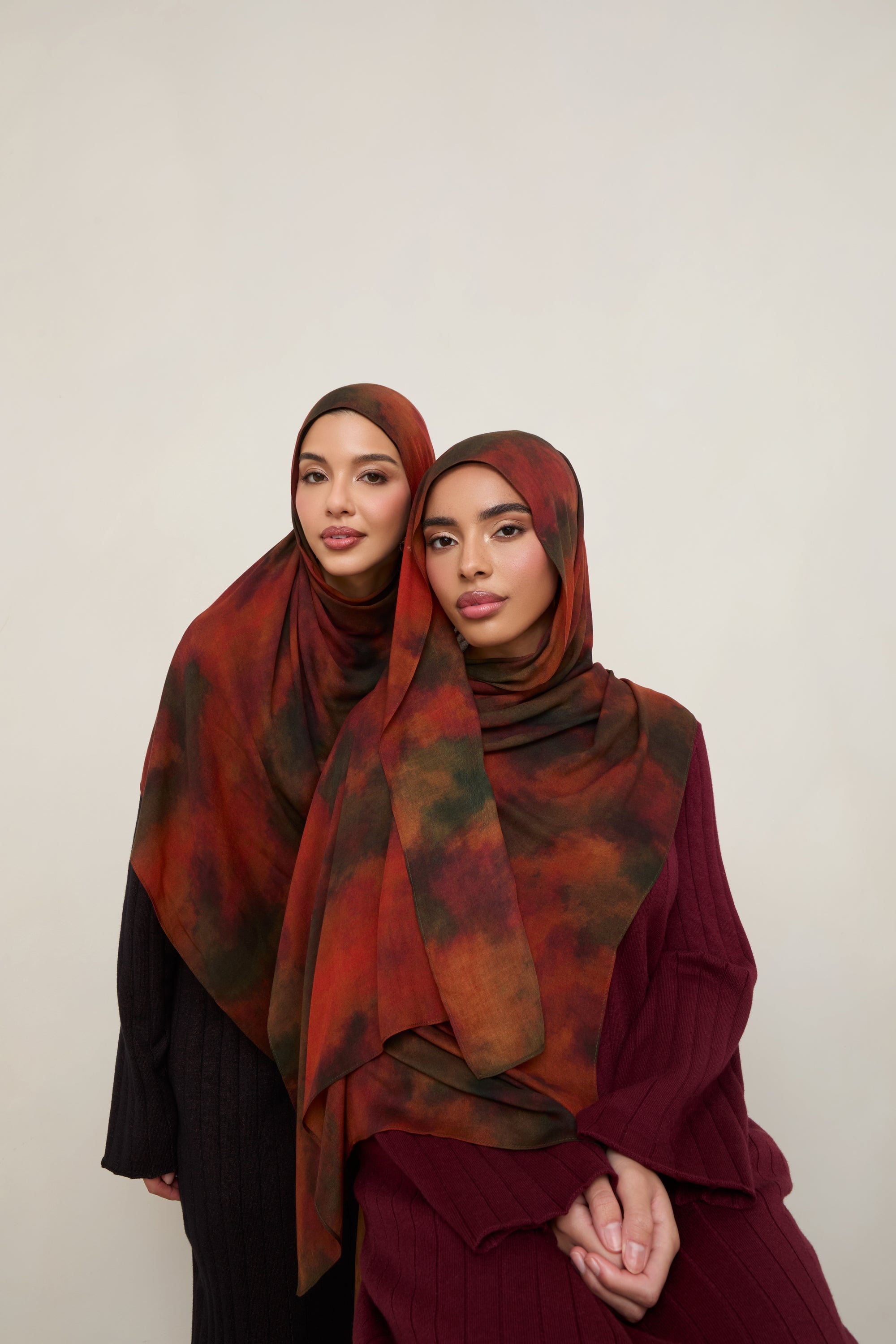 Printed Modal Hijab - Sienna Earth Hijabs Veiled 