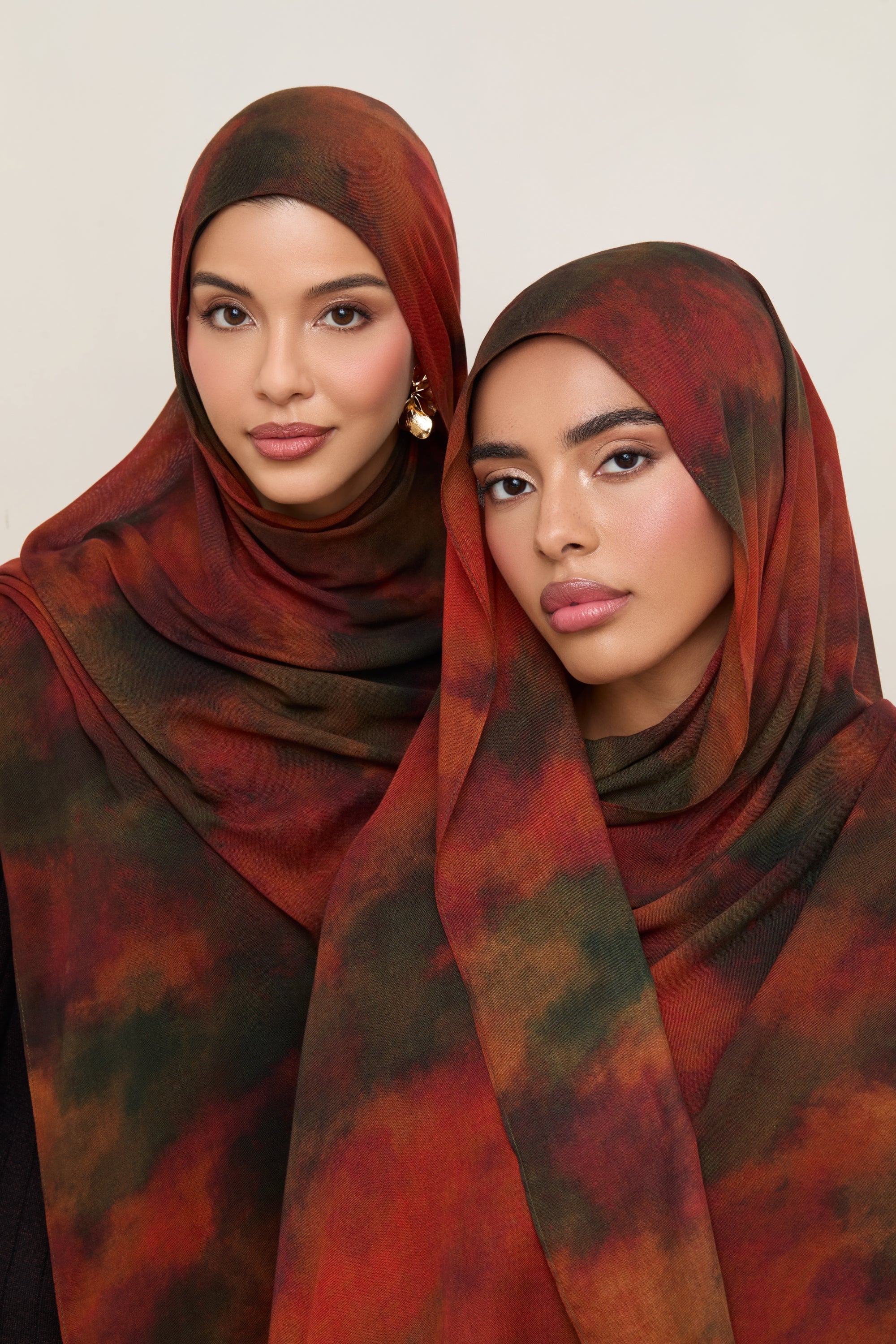 Printed Modal Hijab - Sienna Earth Hijabs Veiled 