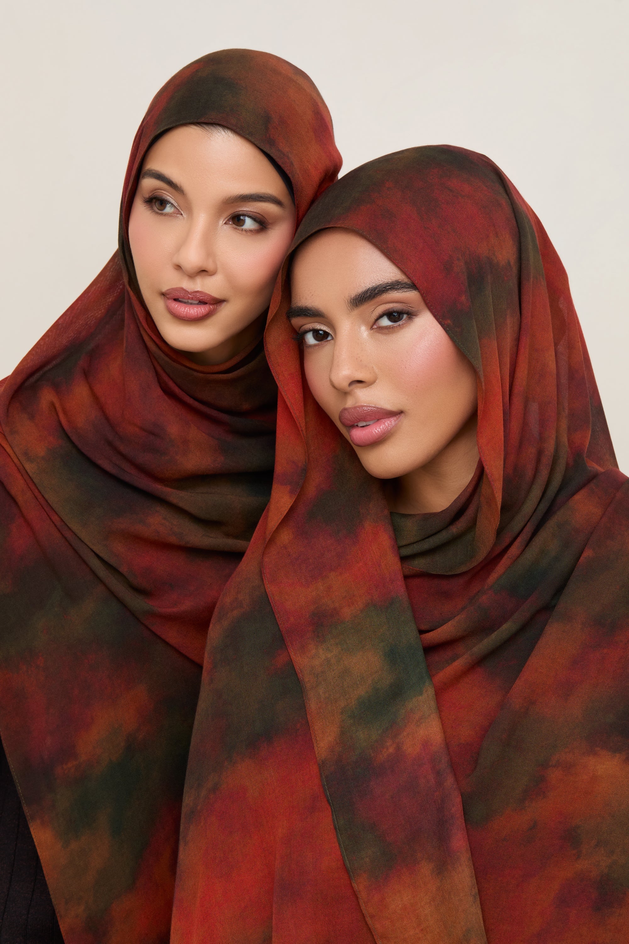 Printed Modal Hijab - Sienna Earth Hijabs Veiled 
