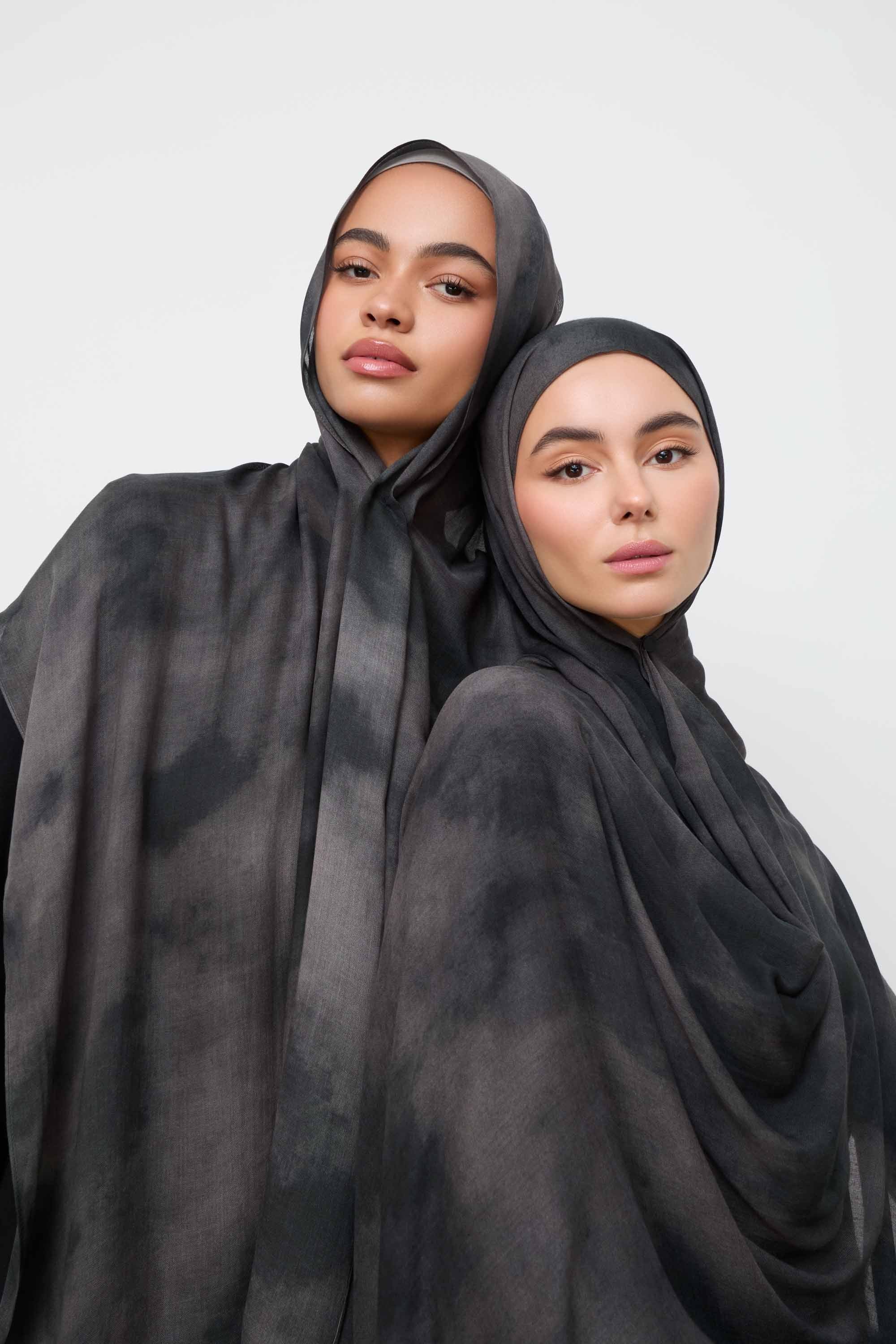 Printed Modal Hijab - Smoky Quartz Hijabs Veiled 